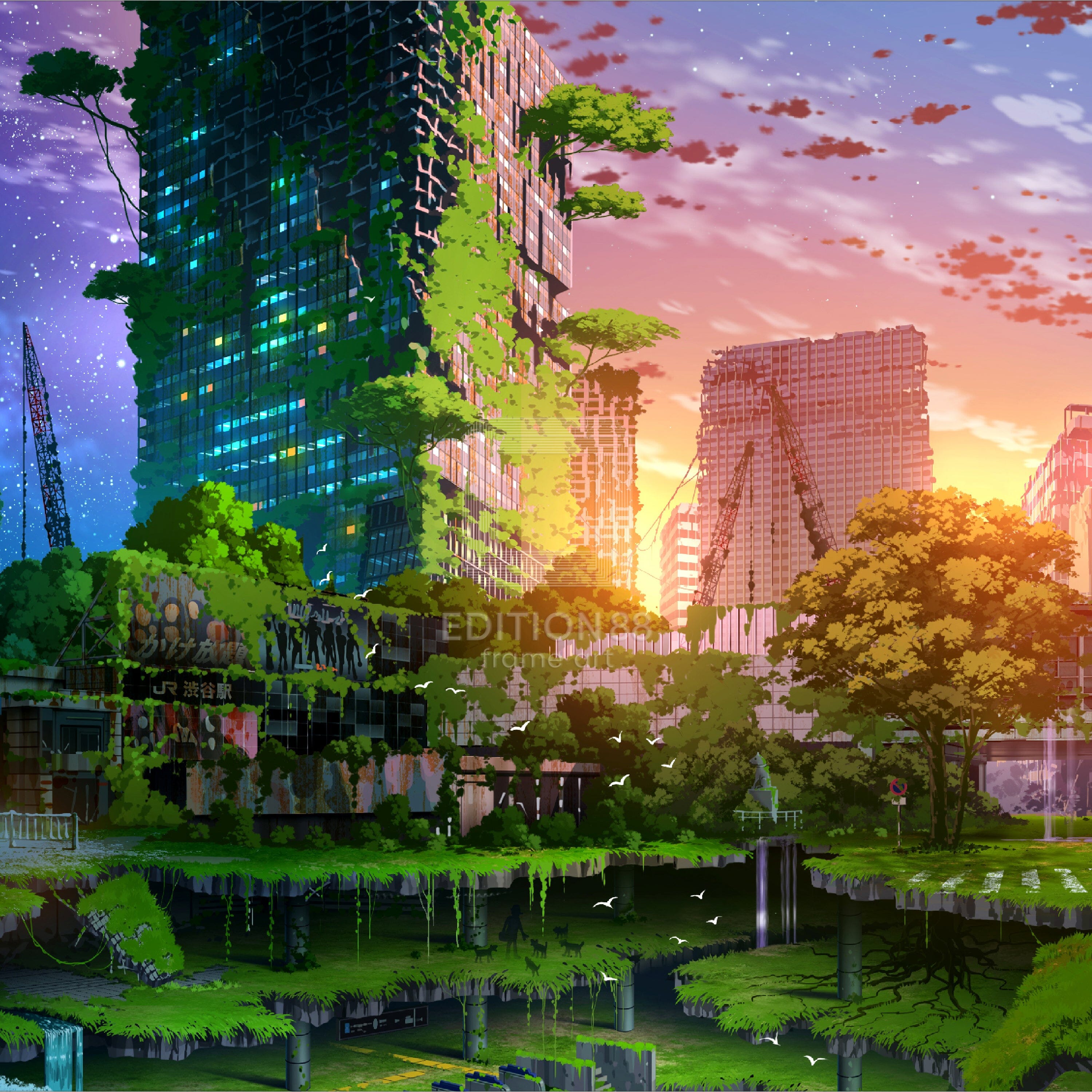 88グラフ 渋谷スクランブル交差点幻想/ 東京幻想(直筆サイン入り / 限定24枚) 88グラフ Edition88