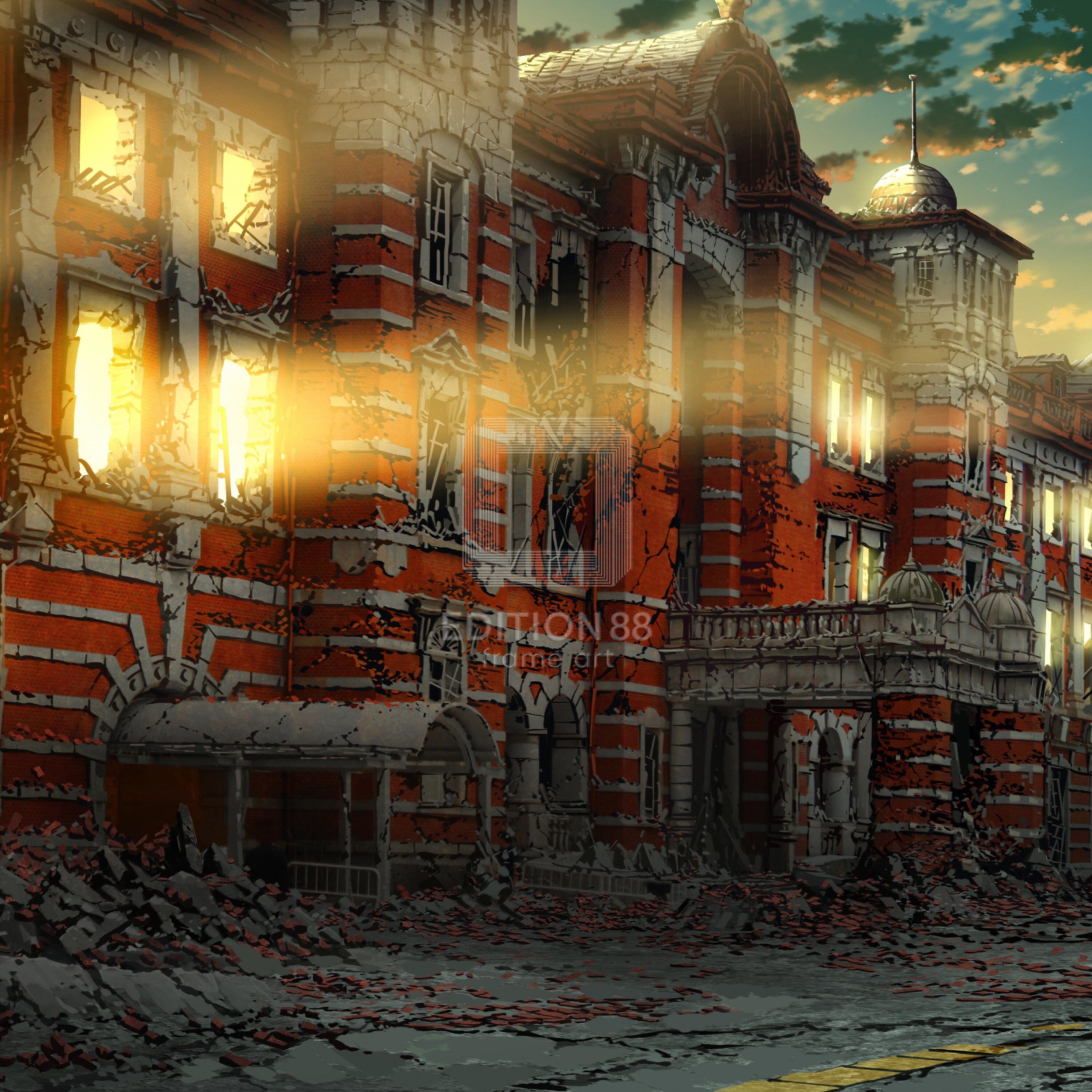 88グラフ 東京駅幻想/ 東京幻想(直筆サイン入り / 限定21枚) 88グラフ Edition88