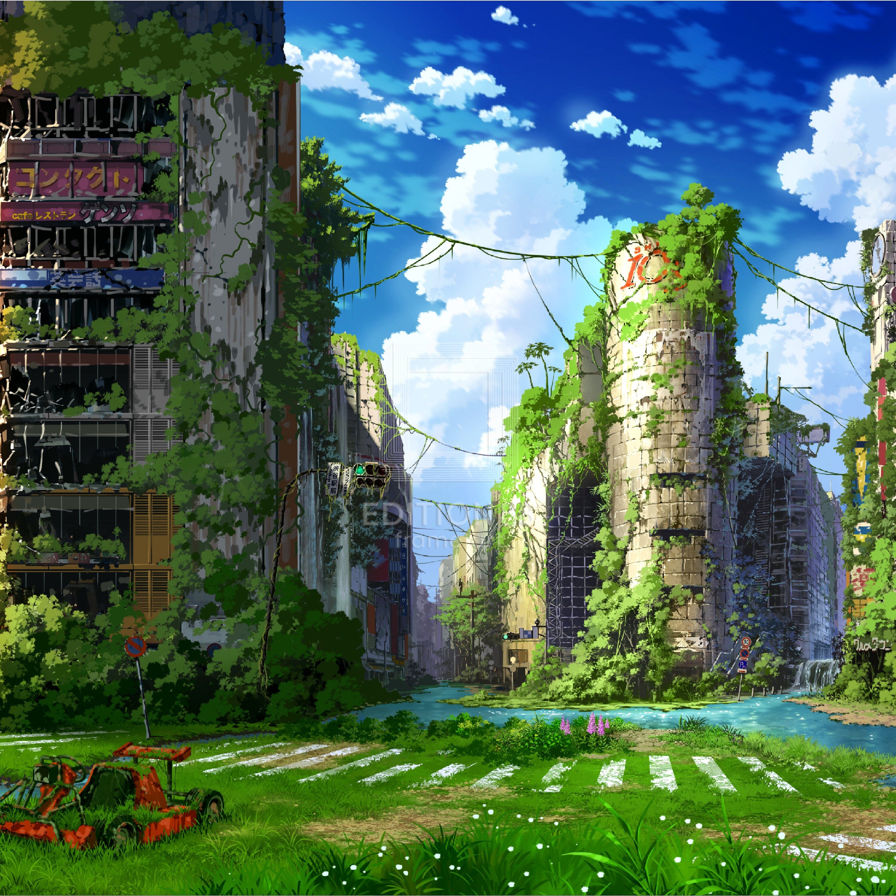 88グラフ 渋谷スクランブル交差点幻想/ 東京幻想(直筆サイン入り / 限定24枚) 88グラフ Edition88