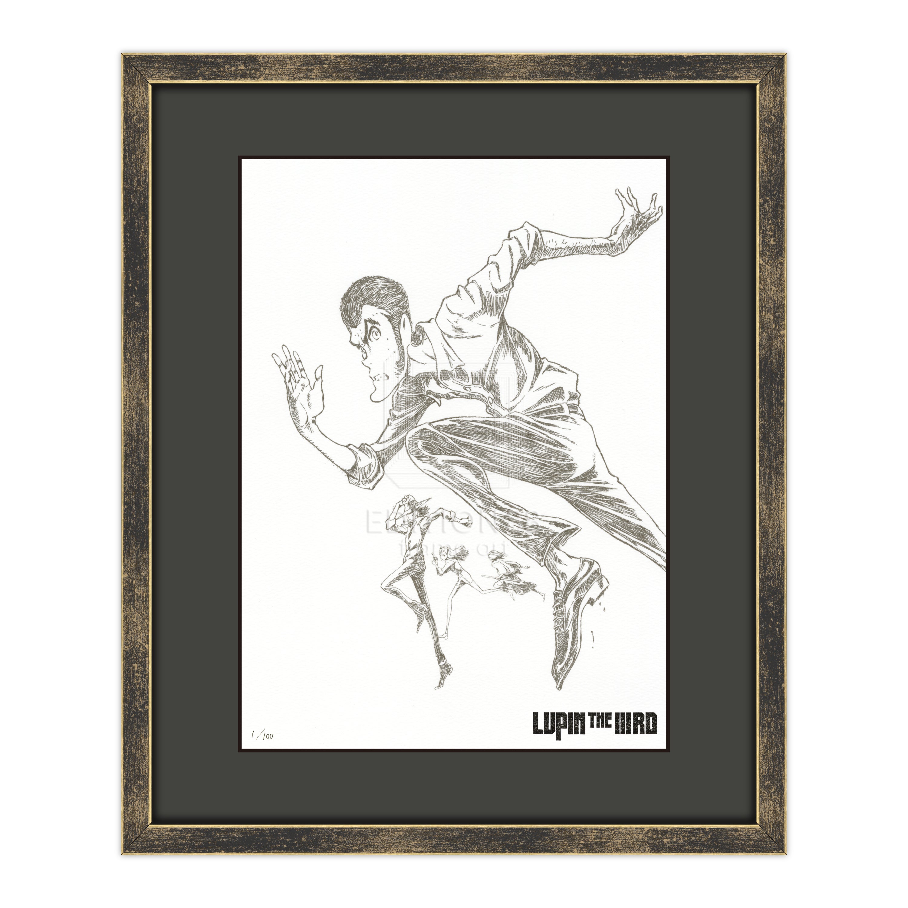 「LUPIN THE ⅢRD」88グラフ9『不死身の血族/ティザービジュアル』(落款入り/限定100枚)