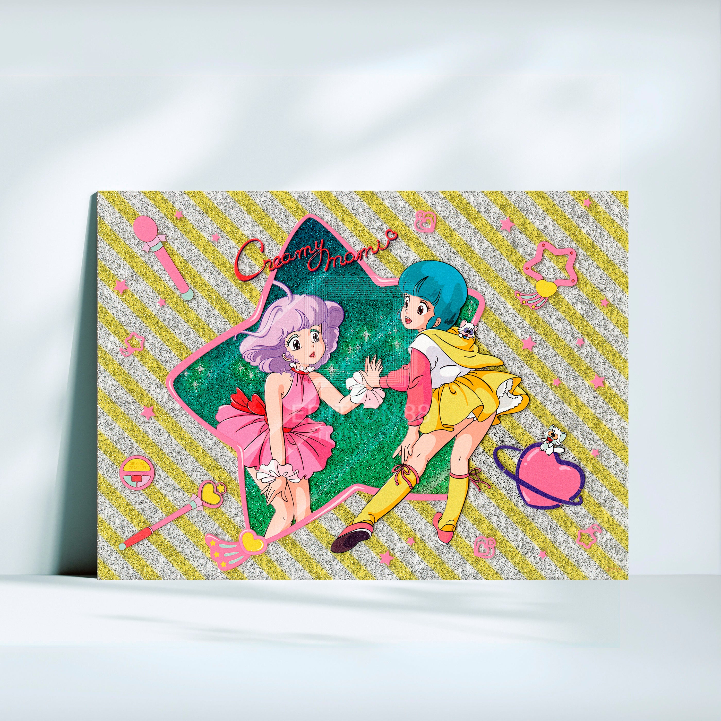 「魔法の天使クリィミーマミ」88グラフ アクリル2 (マミ&優)