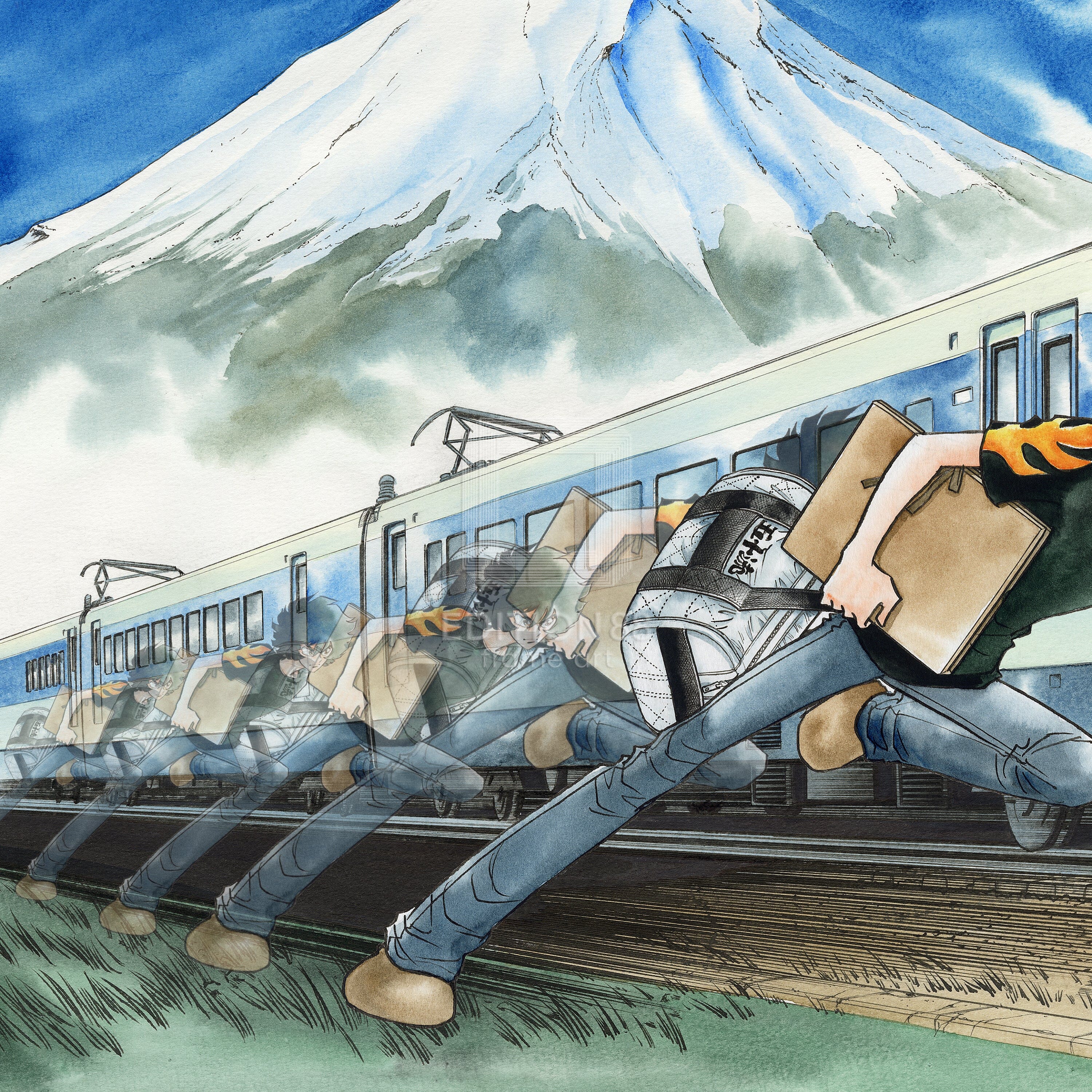 「アオイホノオ」88グラフ1/島本和彦(直筆サイン入り / 限定100枚) 88グラフ Edition88