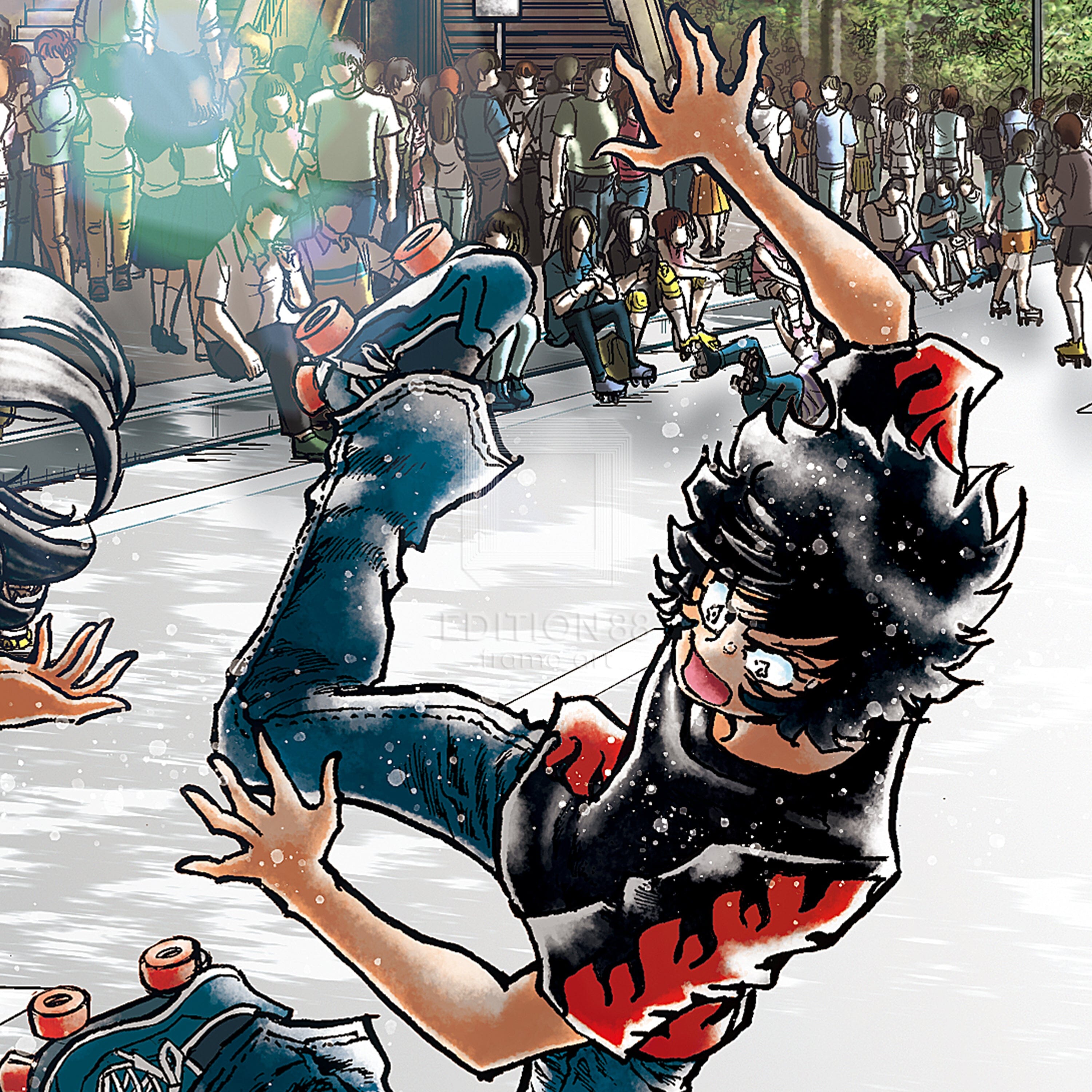 「アオイホノオ」88グラフ2/島本和彦(直筆サイン入り / 限定100枚) 88グラフ Edition88