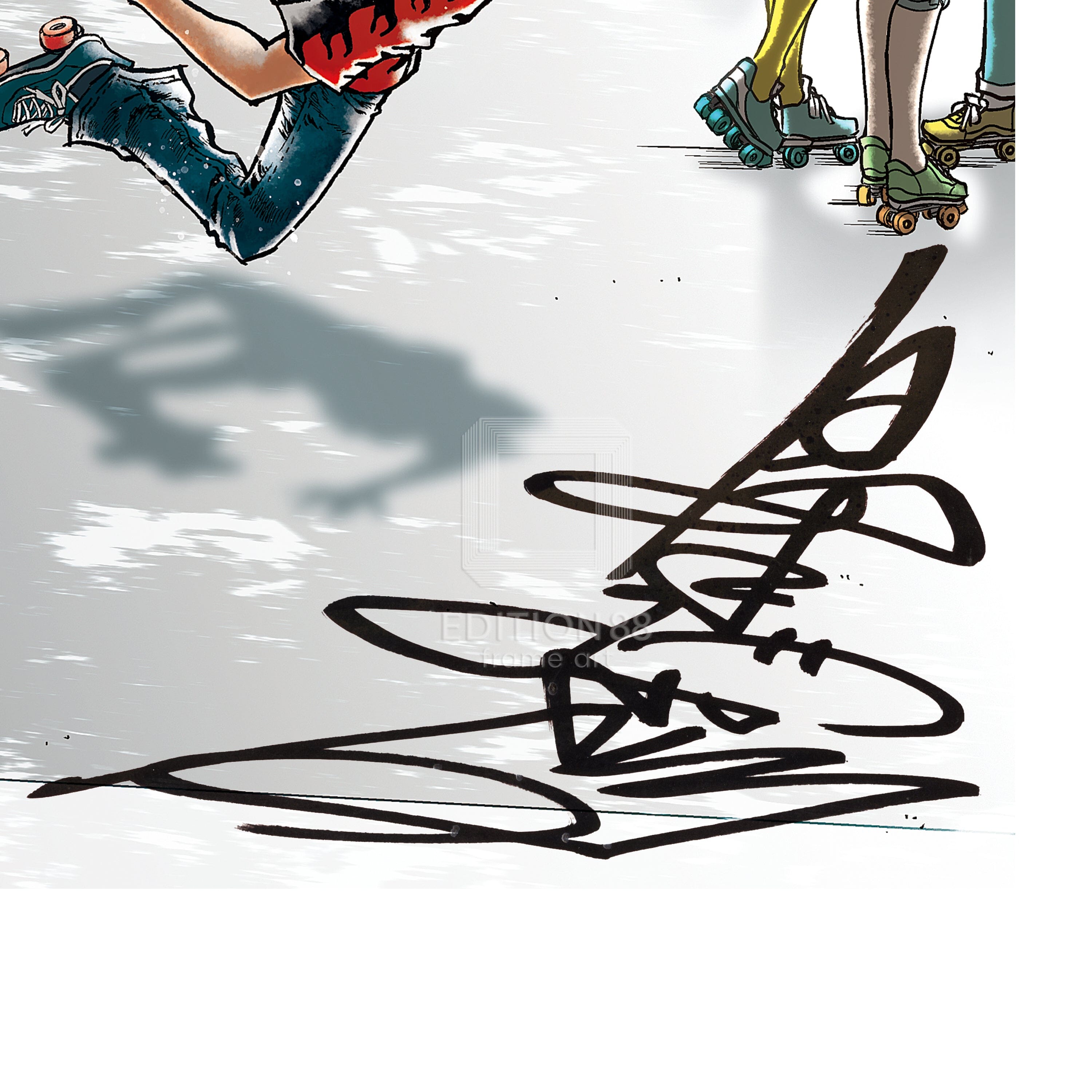 「アオイホノオ」88グラフ2/島本和彦(直筆サイン入り / 限定100枚) 88グラフ Edition88