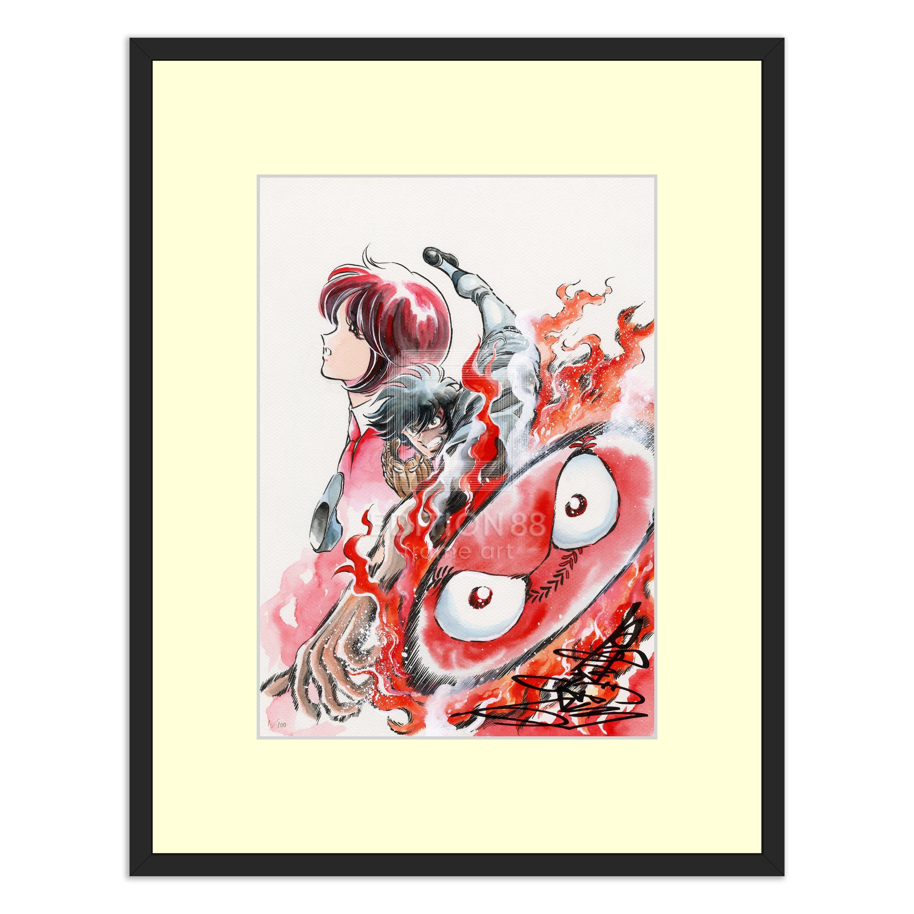 「逆境ナイン」88グラフ2 /島本和彦(直筆サイン入り / 限定100枚) 88グラフ Edition88