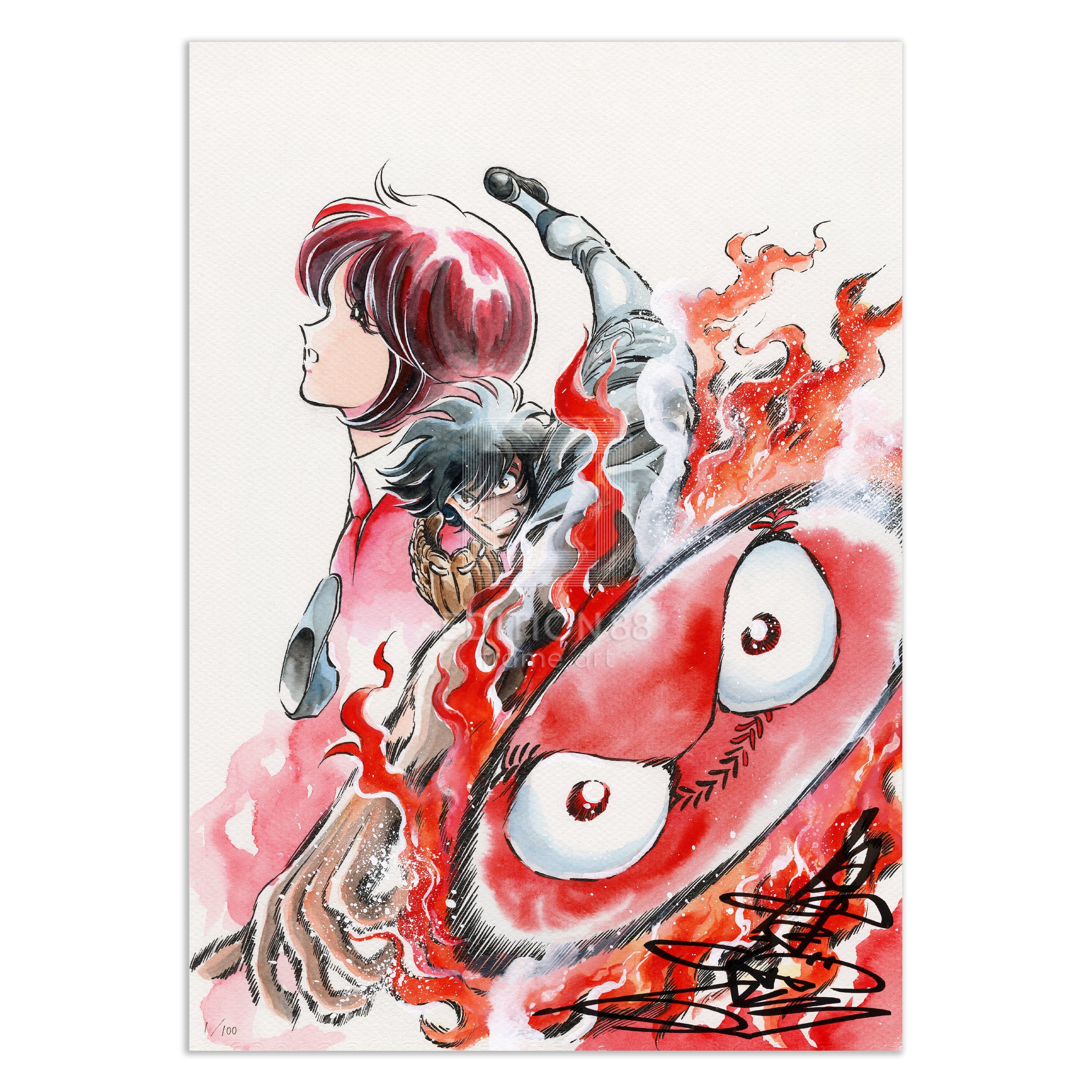 「逆境ナイン」88グラフ2 /島本和彦(直筆サイン入り / 限定100枚) 88グラフ Edition88