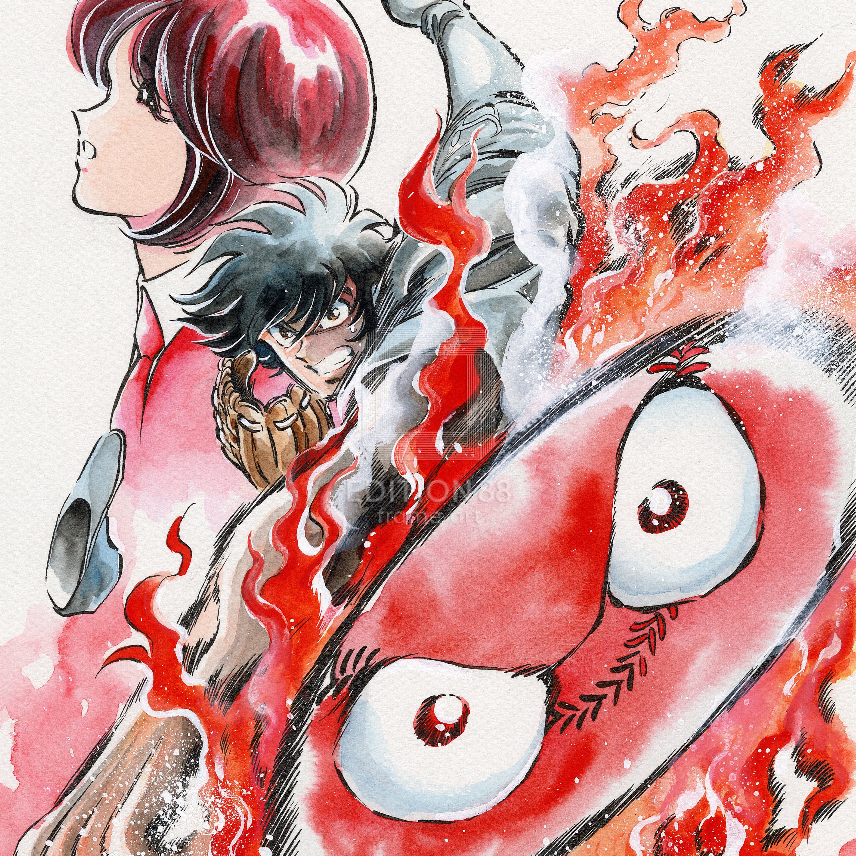 「逆境ナイン」88グラフ2 /島本和彦(直筆サイン入り / 限定100枚) 88グラフ Edition88