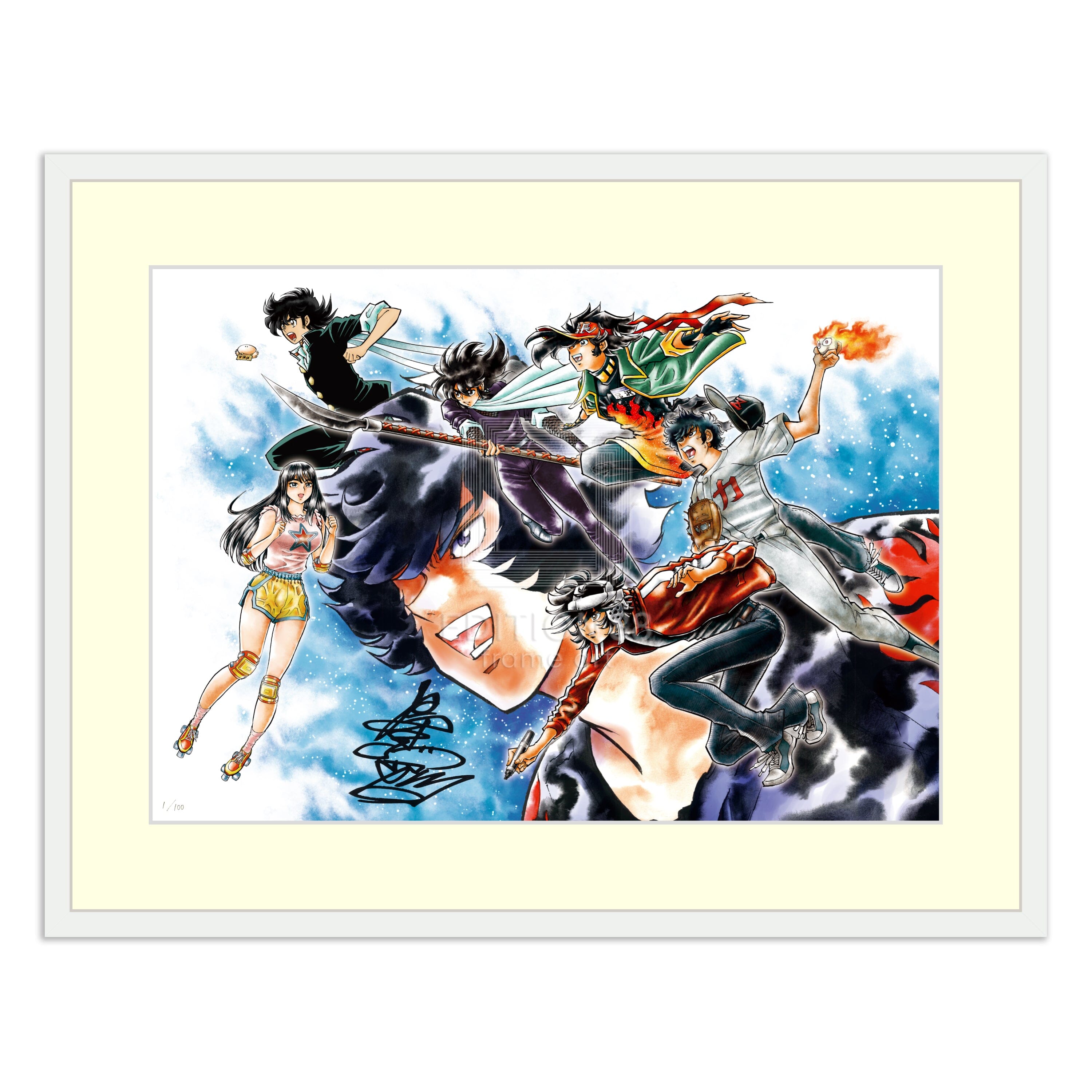 「炎の原画展」88グラフ/島本和彦(直筆サイン入り / 限定100枚 88グラフ Edition88