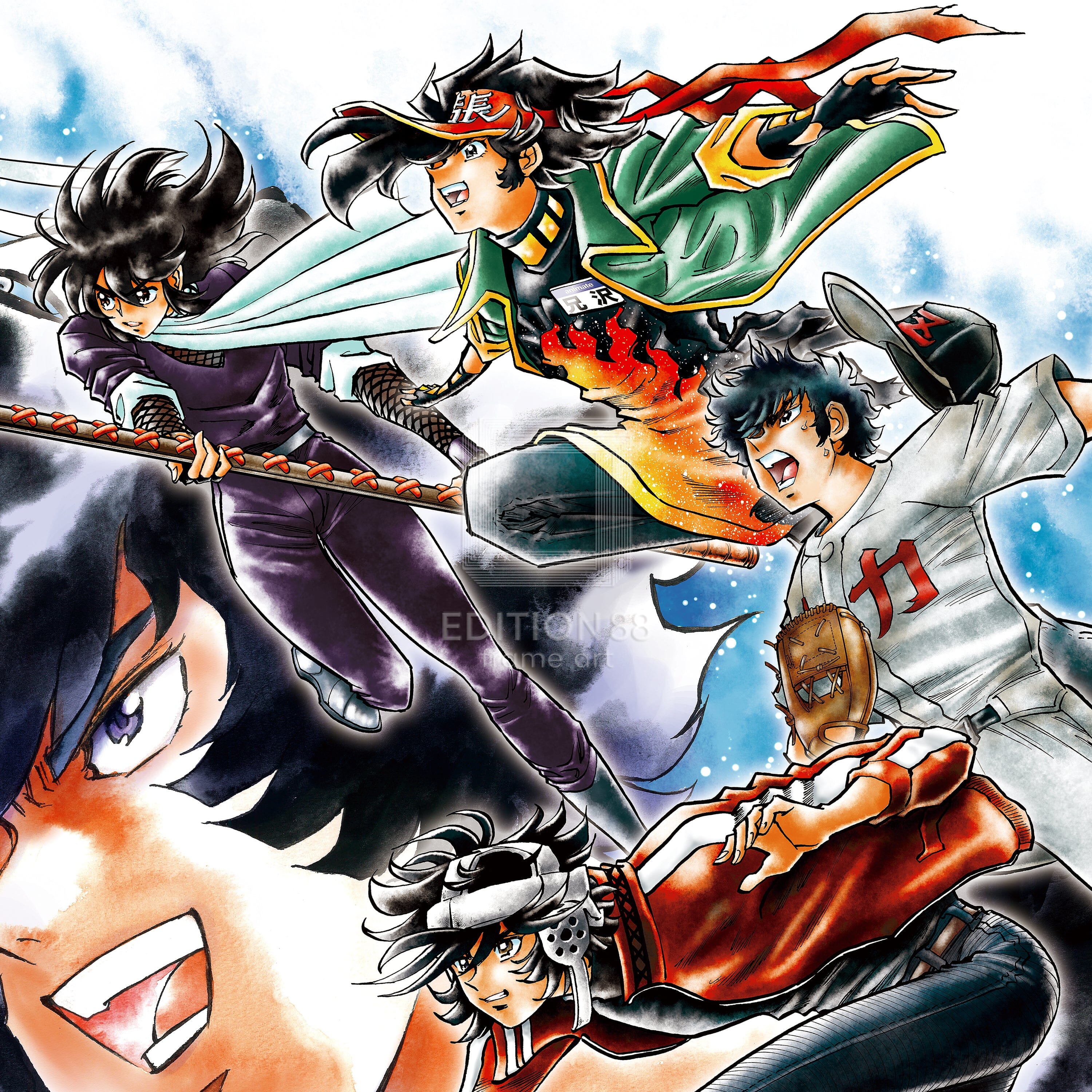 「炎の原画展」88グラフ/島本和彦(直筆サイン入り / 限定100枚 88グラフ Edition88