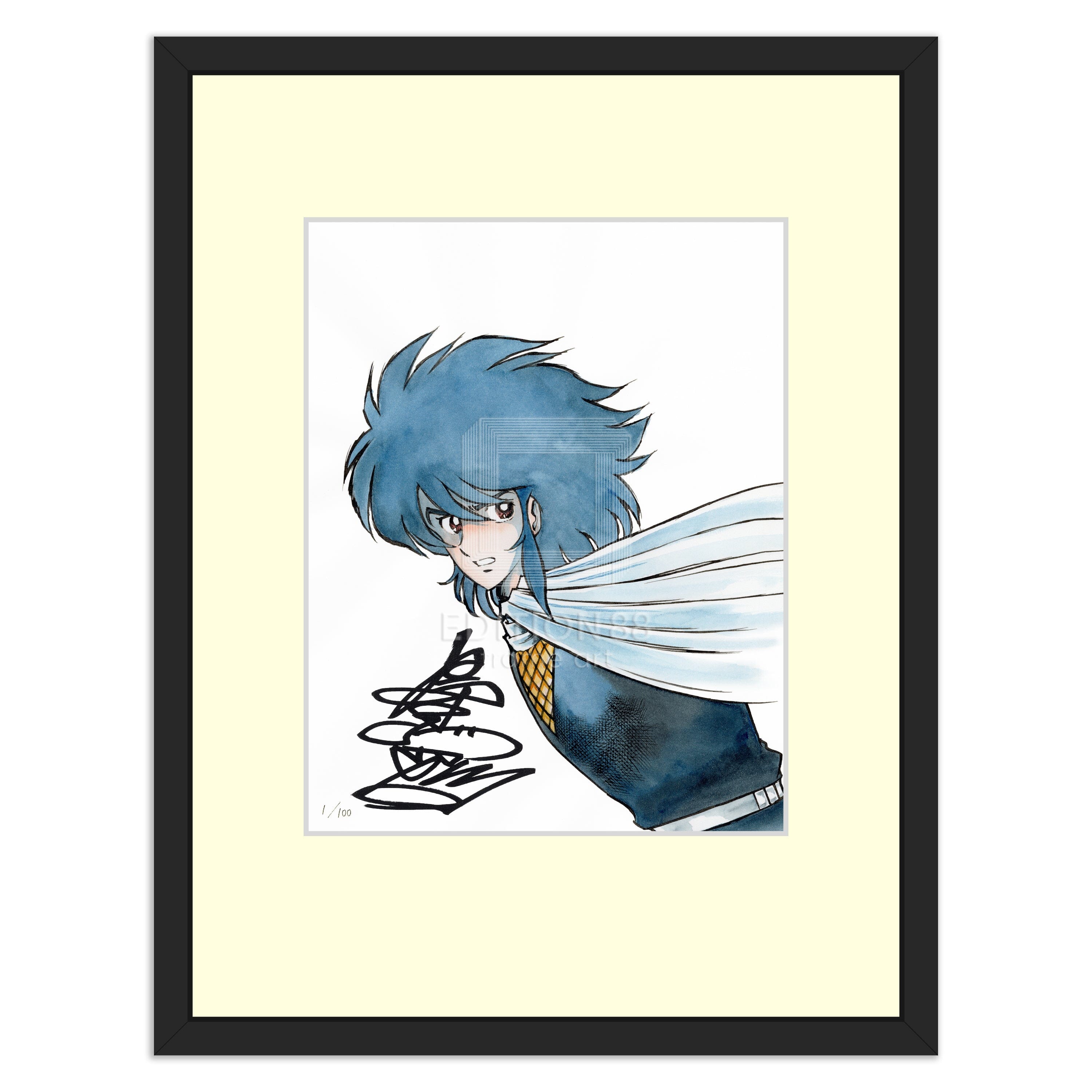 「風の戦士ダン」88グラフ1 /島本和彦(直筆サイン入り / 限定100枚) 88グラフ Edition88