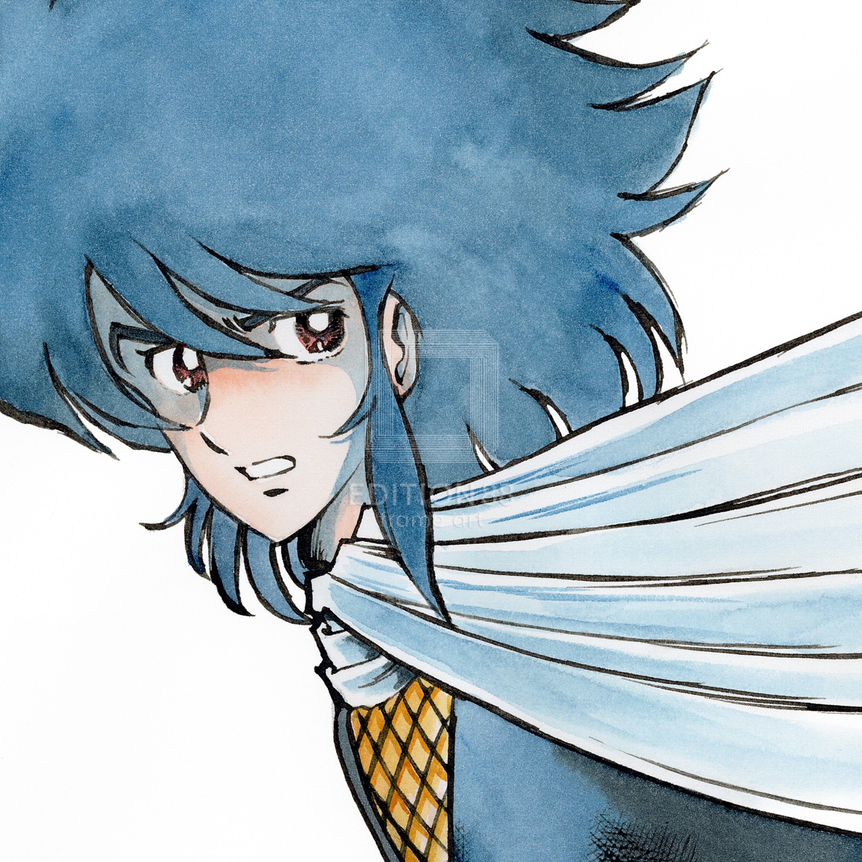 「風の戦士ダン」88グラフ1 /島本和彦(直筆サイン入り / 限定100枚) 88グラフ Edition88