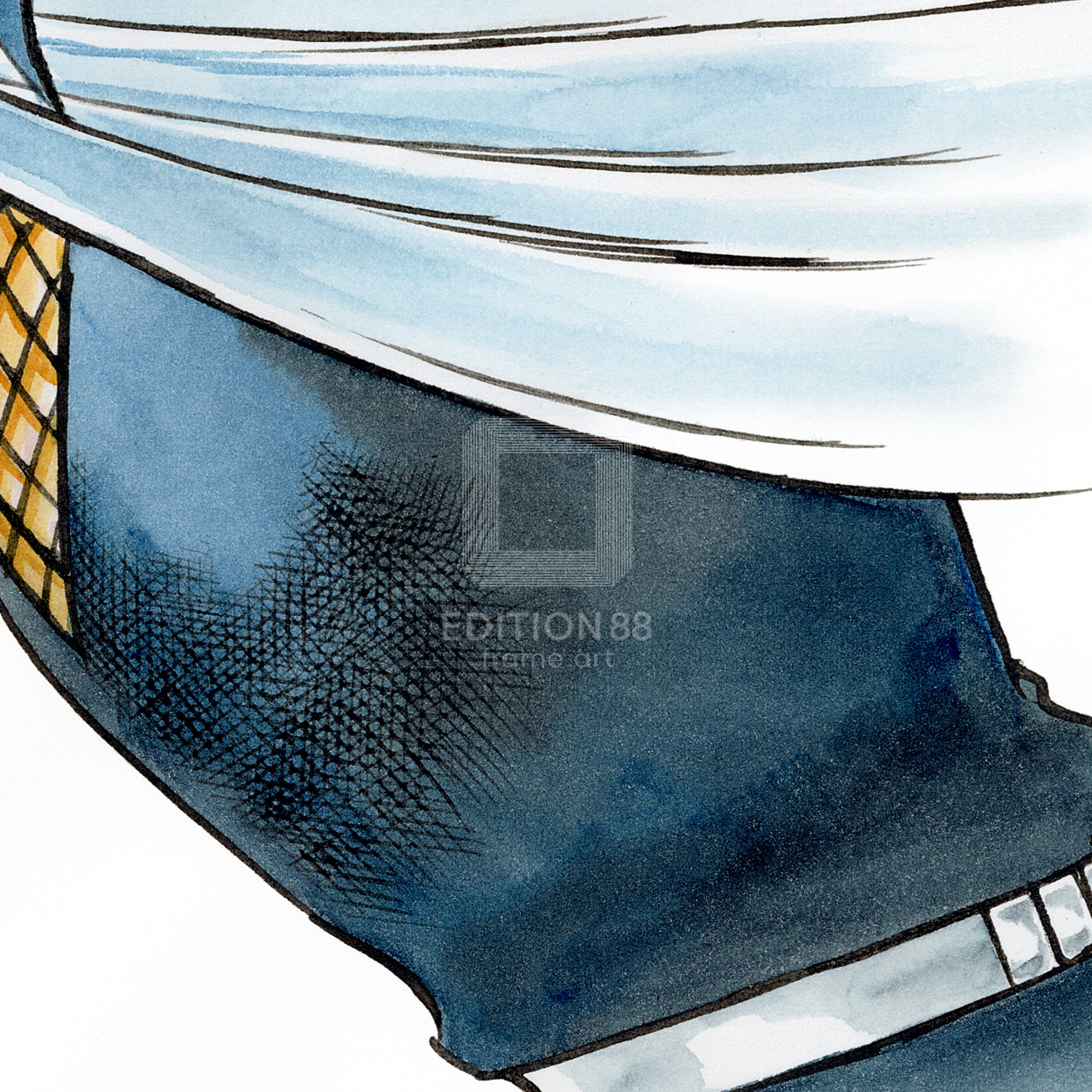 「風の戦士ダン」88グラフ1 /島本和彦(直筆サイン入り / 限定100枚) 88グラフ Edition88