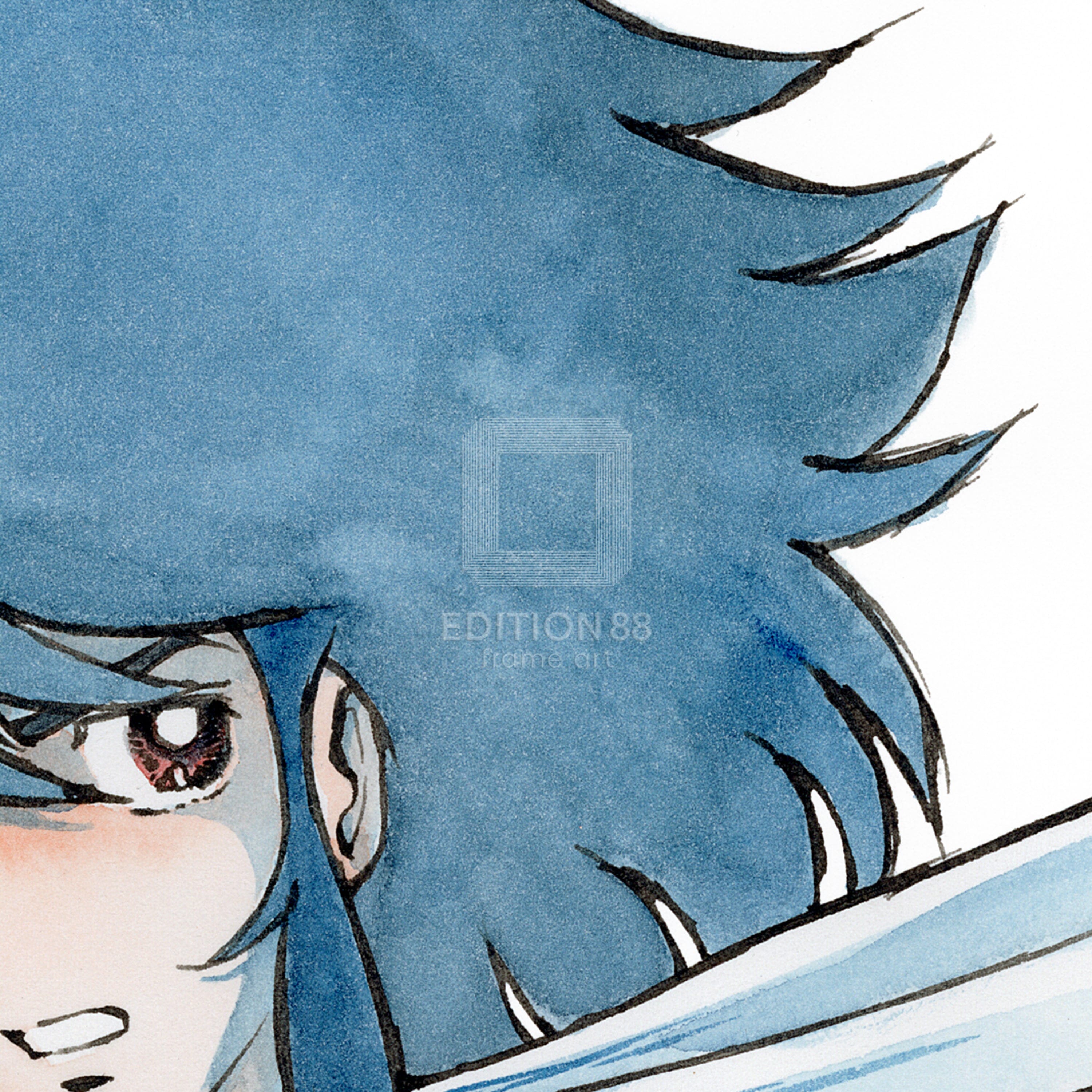 「風の戦士ダン」88グラフ1 /島本和彦(直筆サイン入り / 限定100枚) 88グラフ Edition88