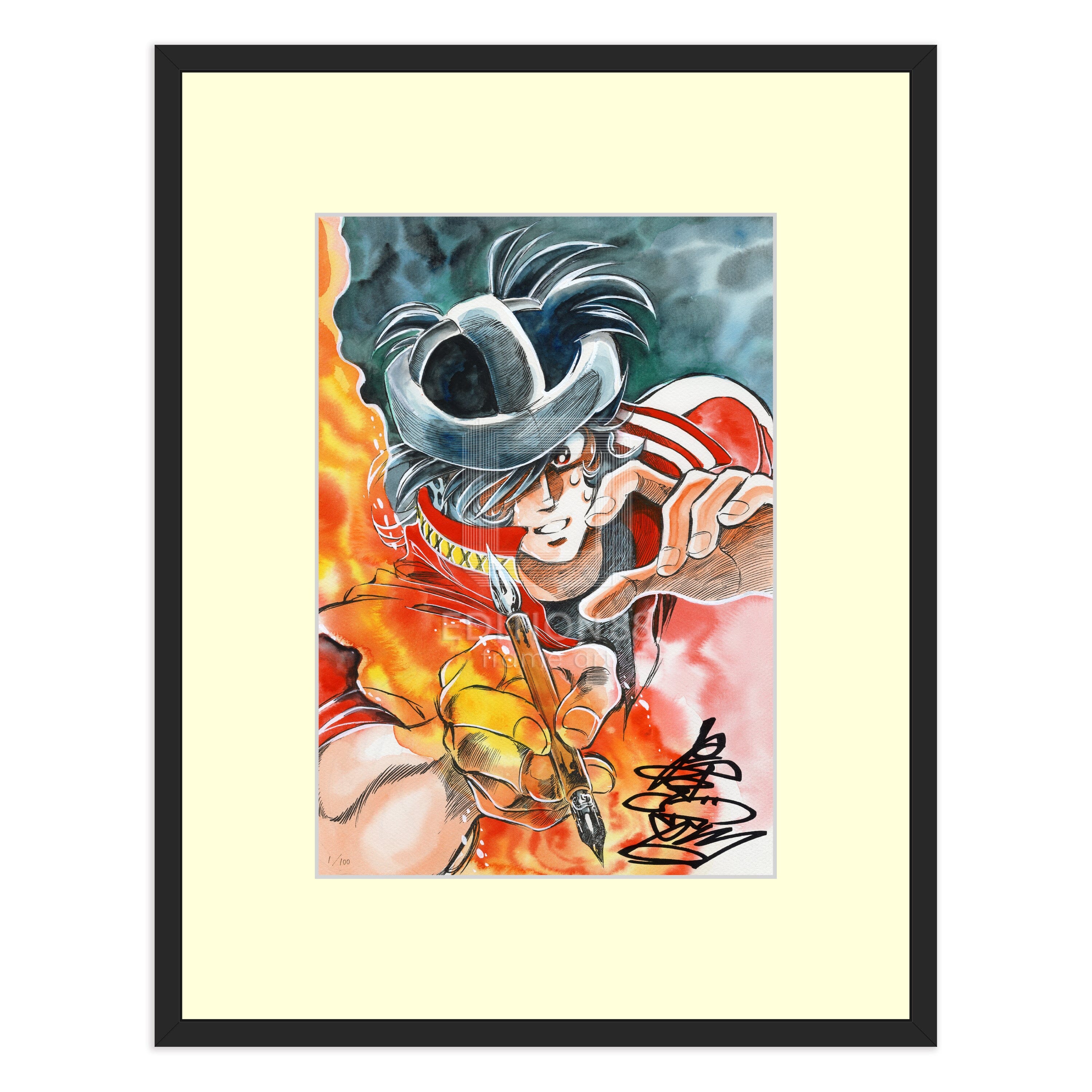 「燃えよペン」88グラフ1 /島本和彦(直筆サイン入り / 限定100枚) 88グラフ Edition88