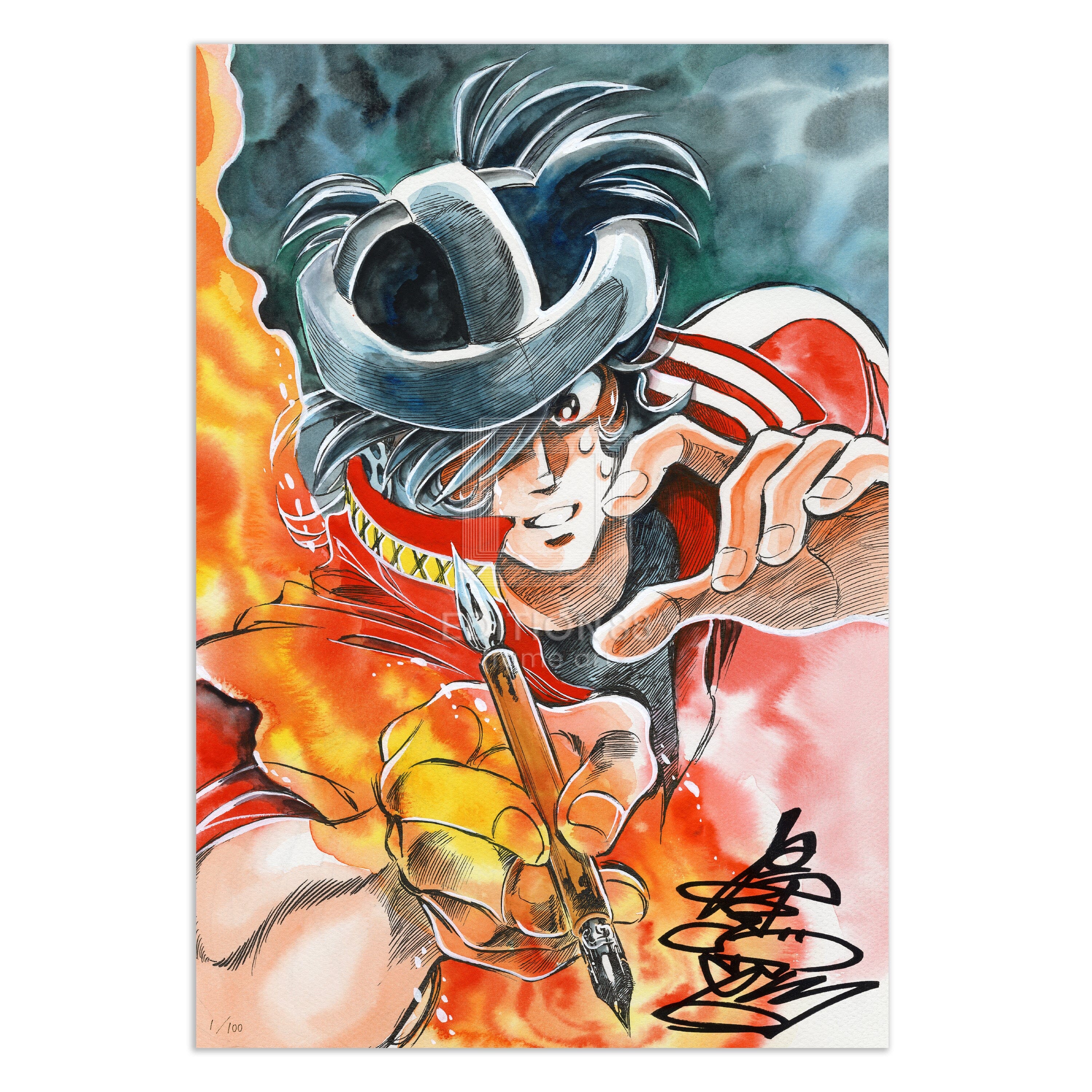 「燃えよペン」88グラフ1 /島本和彦(直筆サイン入り / 限定100枚) 88グラフ Edition88