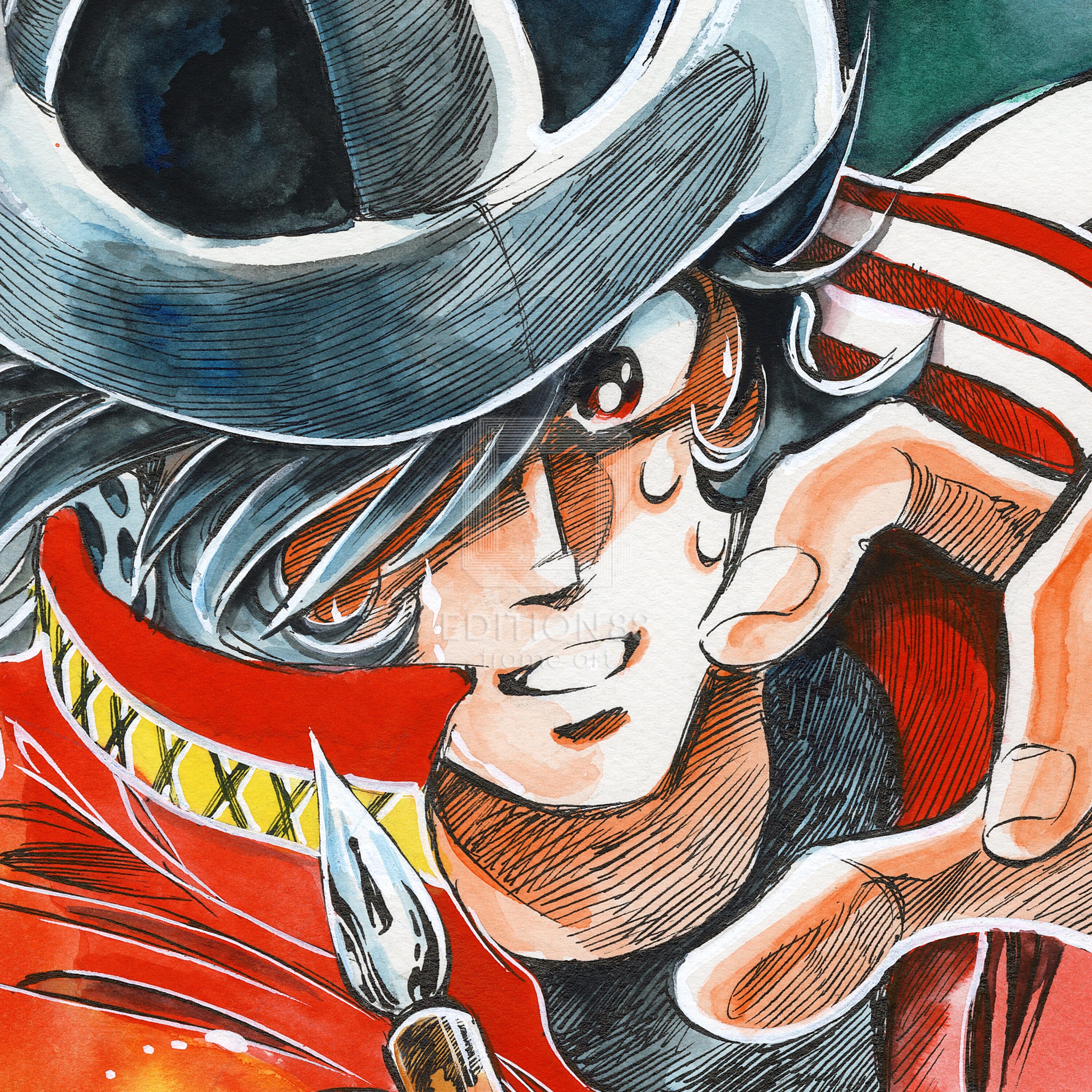 「燃えよペン」88グラフ1 /島本和彦(直筆サイン入り / 限定100枚) 88グラフ Edition88