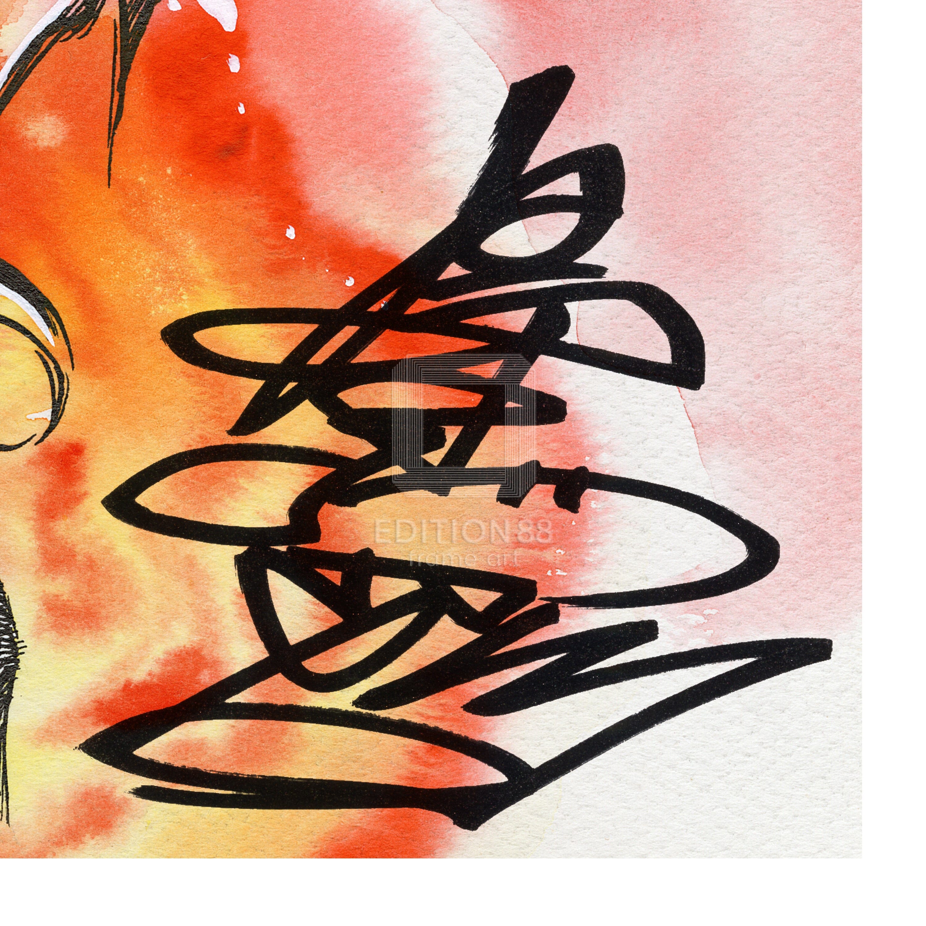 「燃えよペン」88グラフ1 /島本和彦(直筆サイン入り / 限定100枚) 88グラフ Edition88