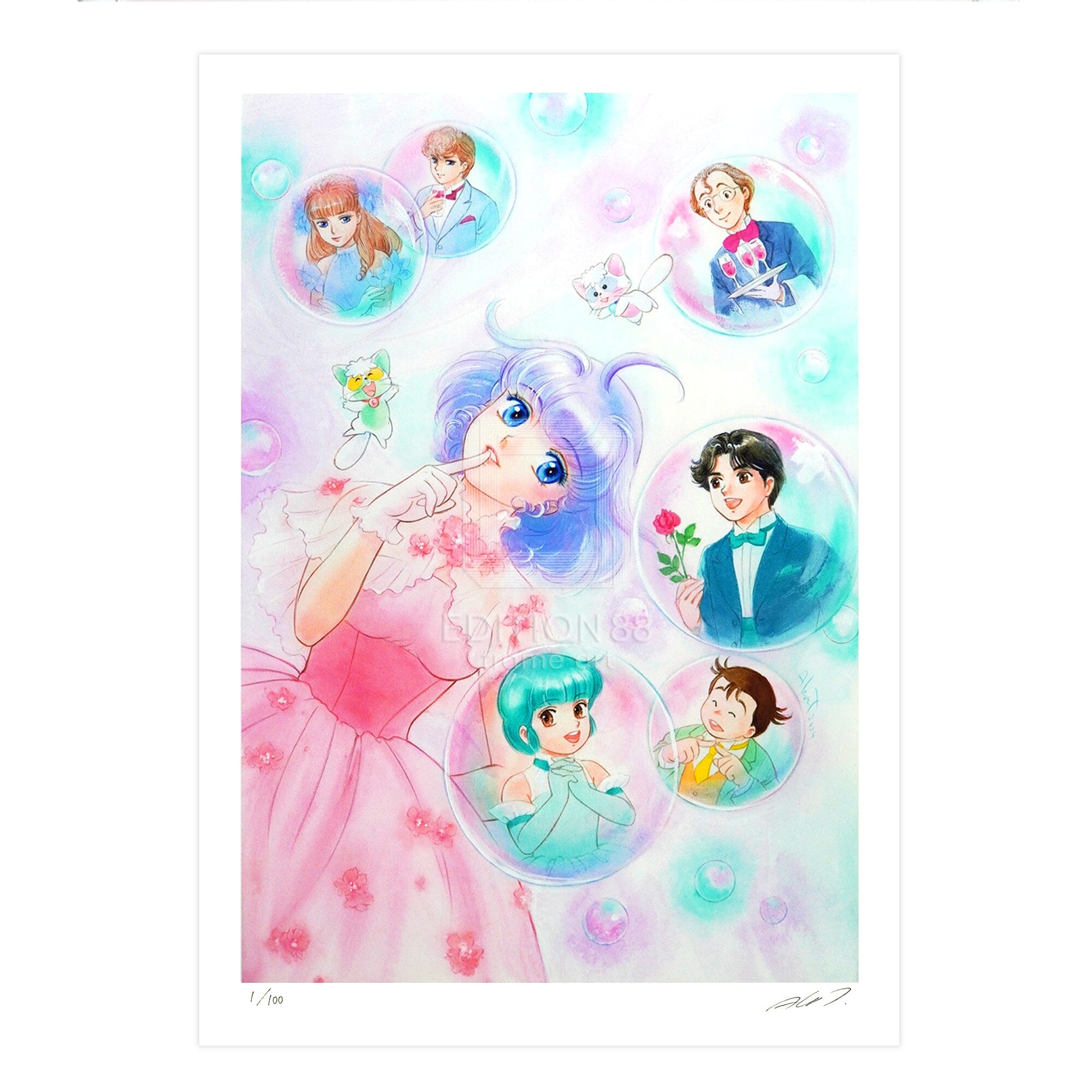 「魔法の天使クリィミーマミ」88グラフ Happy Anniversary/ 高田明美(直筆サイン入り / 限定100枚) 88グラフ Edition88