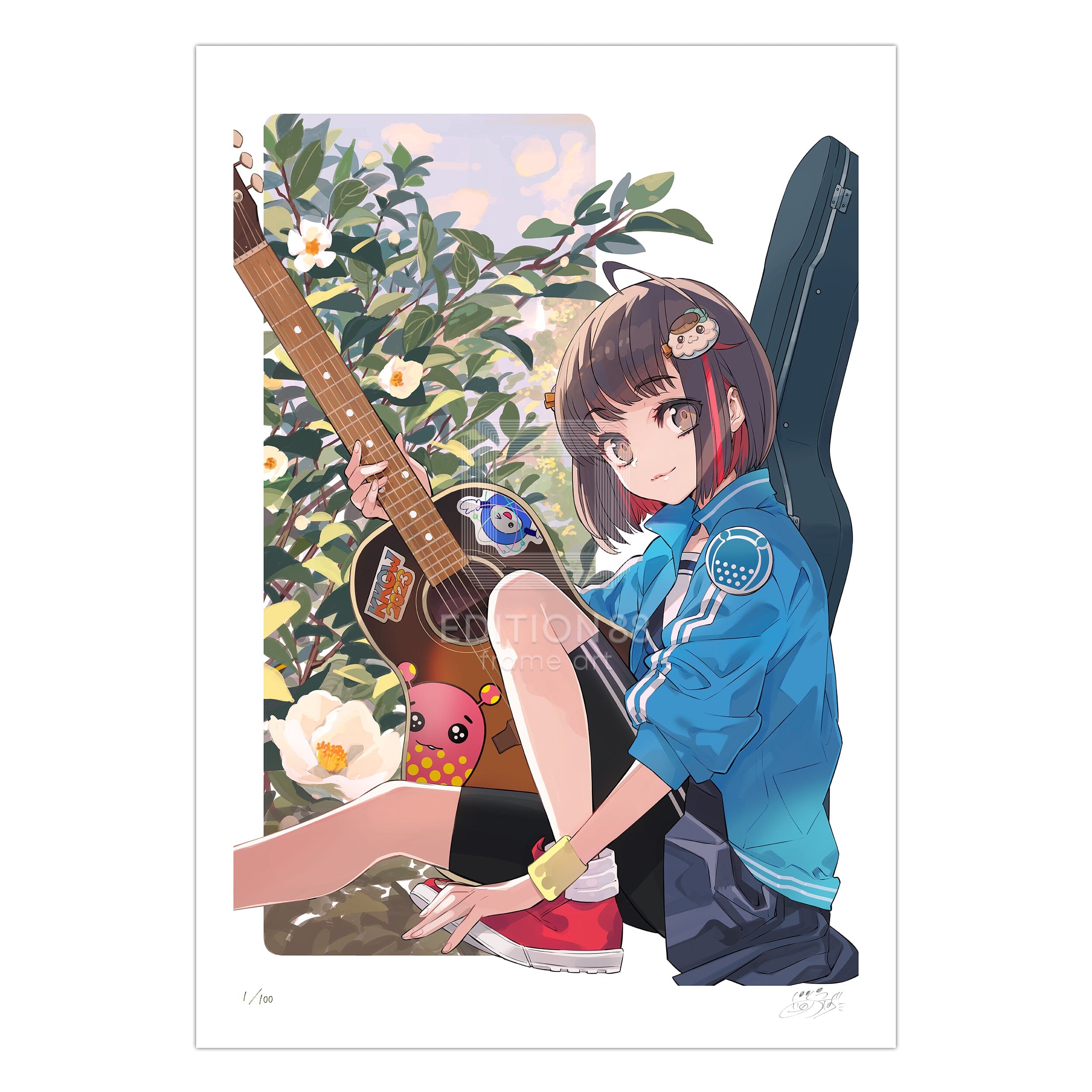 「いとうのいぢ展 ぜんぶ!」88グラフ1/ いとうのいぢ(直筆サイン入り/限定100枚) 88グラフ Edition88