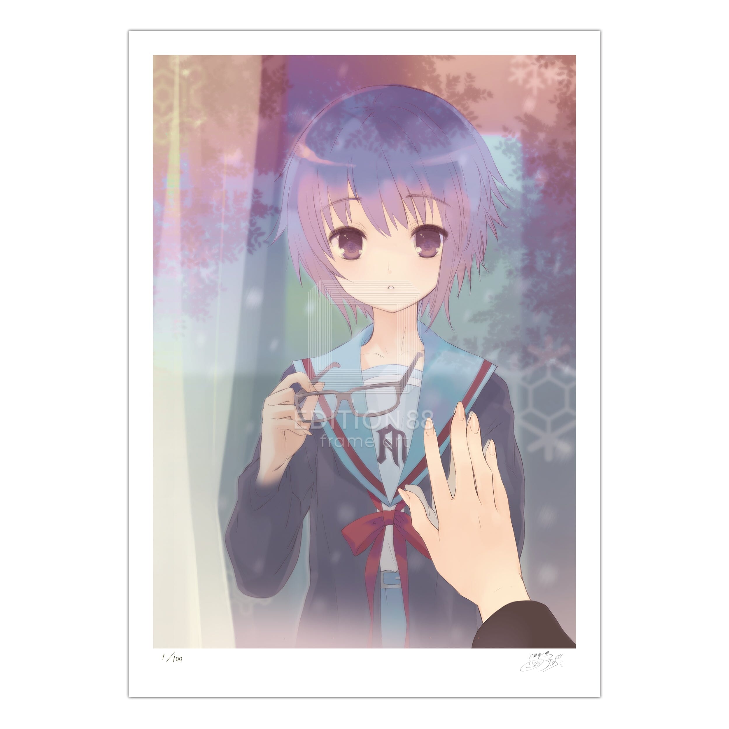 「涼宮ハルヒシリーズ」88グラフ4(『劇場版 涼宮ハルヒの消失』パンフレット表紙)/ いとうのいぢ(直筆サイン入り/限定100枚) 88グラフ Edition88