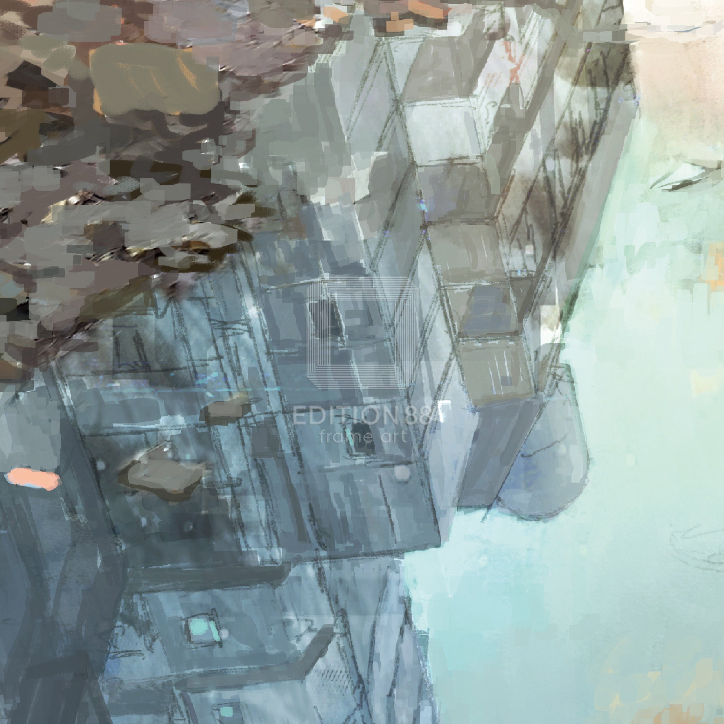 あきま 88グラフ1(潜む町)/あきま(直筆サイン入り/限定100枚) 88グラフ Edition88