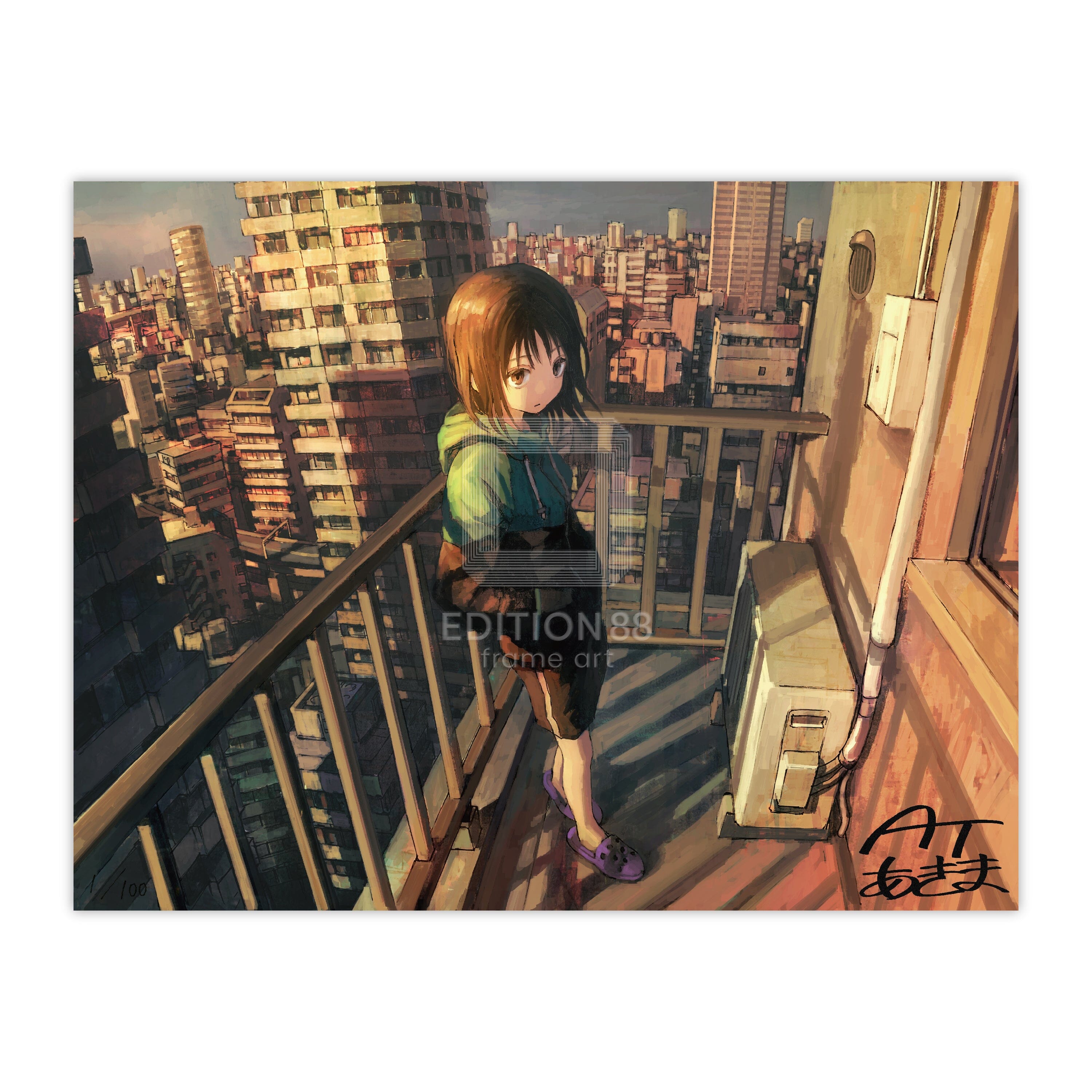 あきま 88グラフ ミニ2(City of Sorrow)/あきま(直筆サイン入り/限定100枚) 88グラフ Edition88