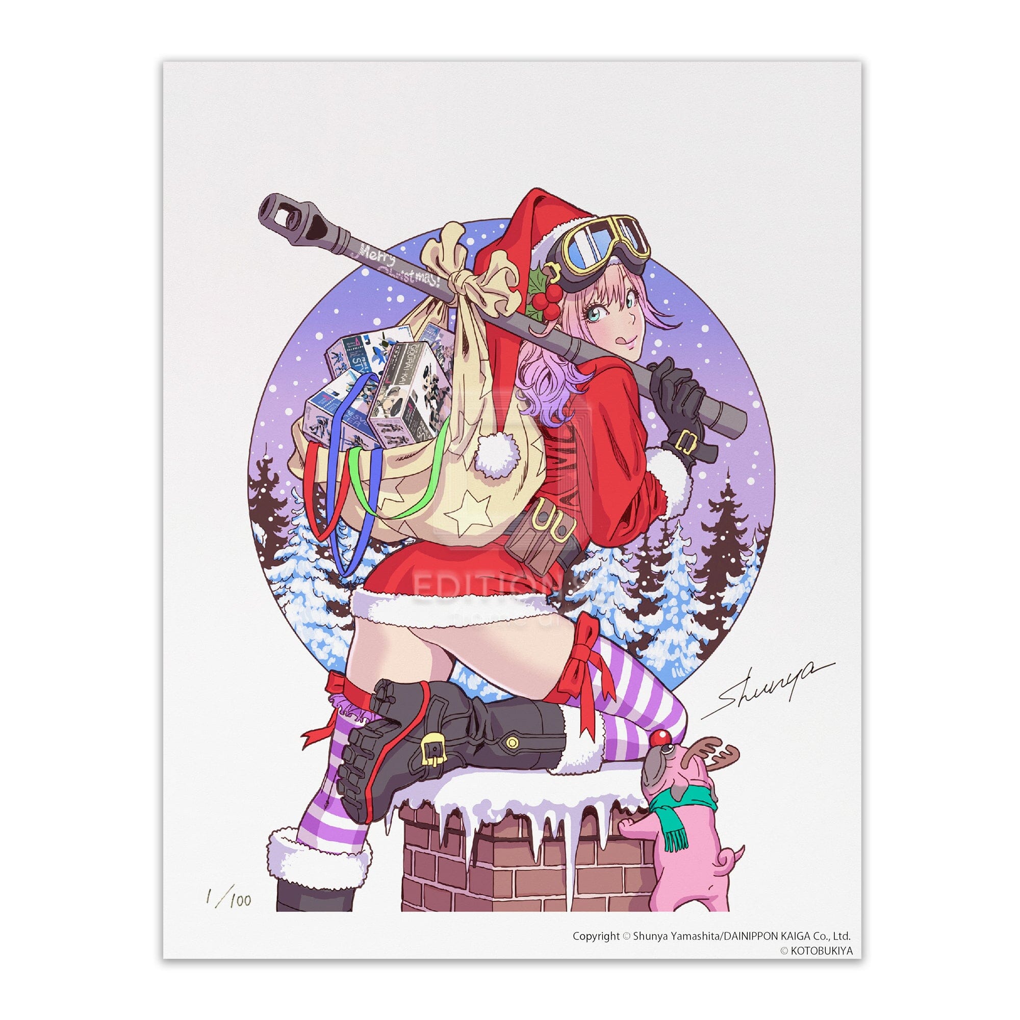 「プラスチック・エンジェル」88グラフ1 煙突のアンジェ/ 山下しゅんや(直筆サイン入り/限定100枚) 88グラフ Edition88