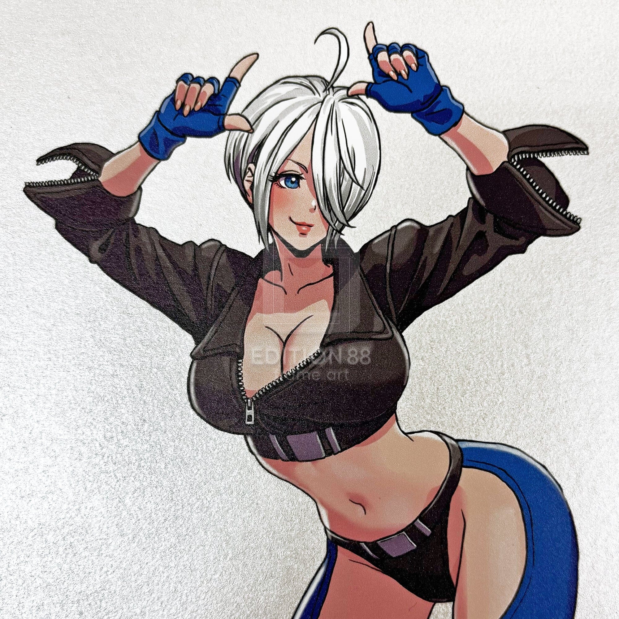 「SNK 美少女 」88グラフ 麻宮アテナ&アンヘル /山下しゅんや(直筆サイン入り/限定100枚) 88グラフ Edition88