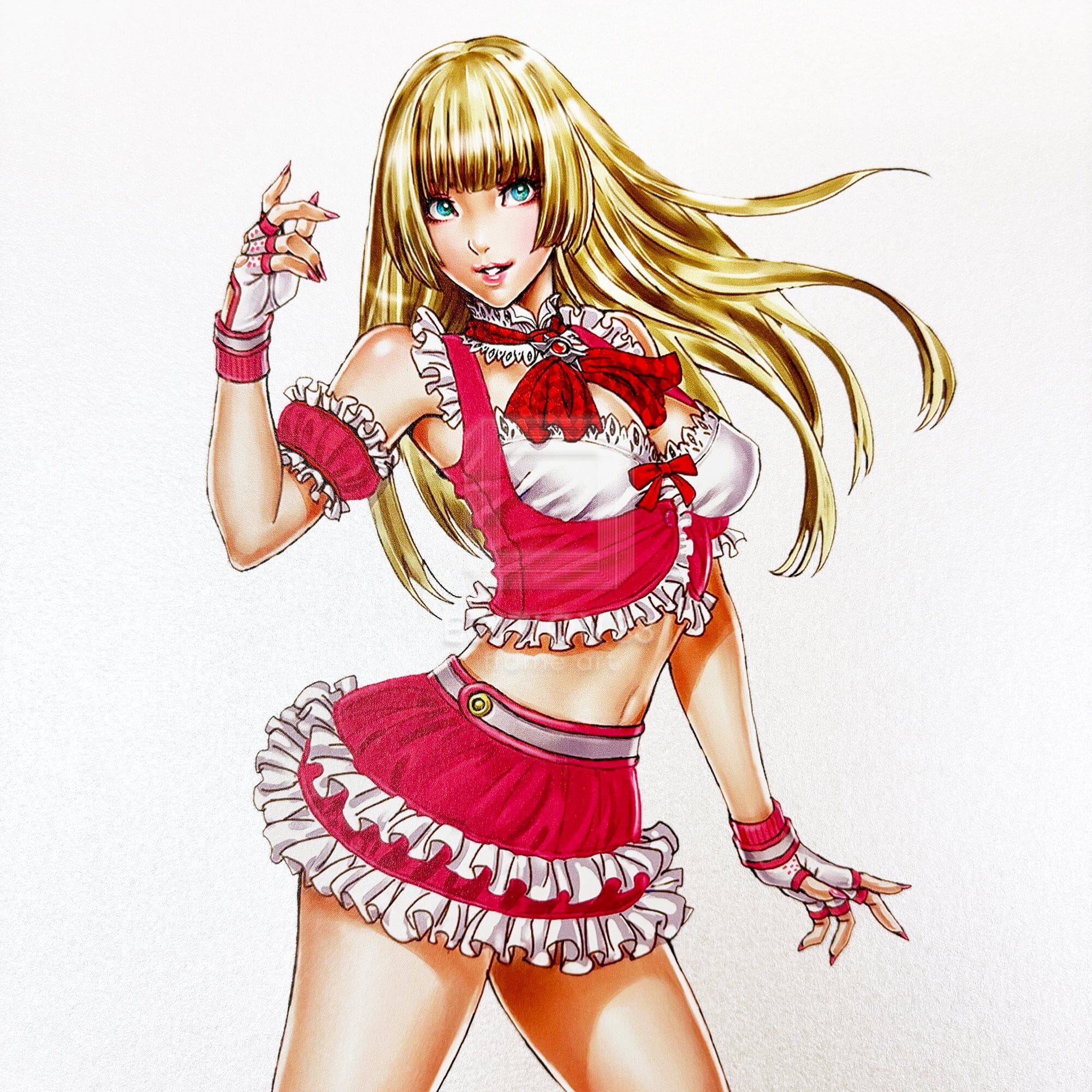 「TEKKEN 美少女」88グラフ 風間飛鳥&リリ/ 山下しゅんや(直筆サイン入り/限定100枚) 88グラフ Edition88