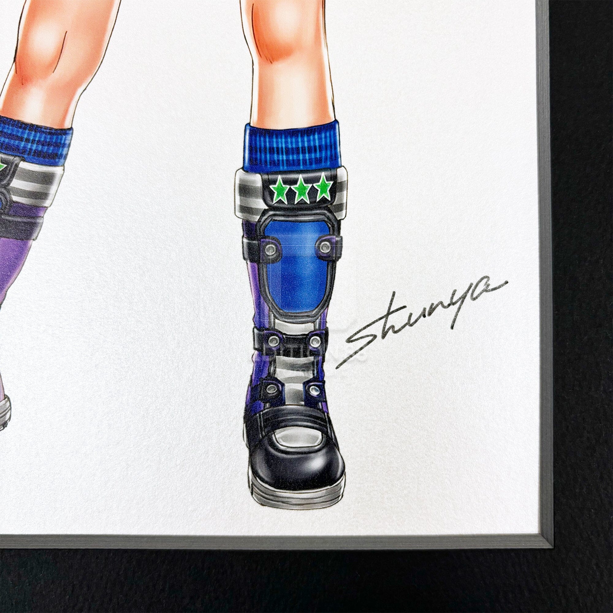 「TEKKEN 美少女」88グラフ 風間飛鳥&リリ/ 山下しゅんや(直筆サイン入り/限定100枚) 88グラフ Edition88