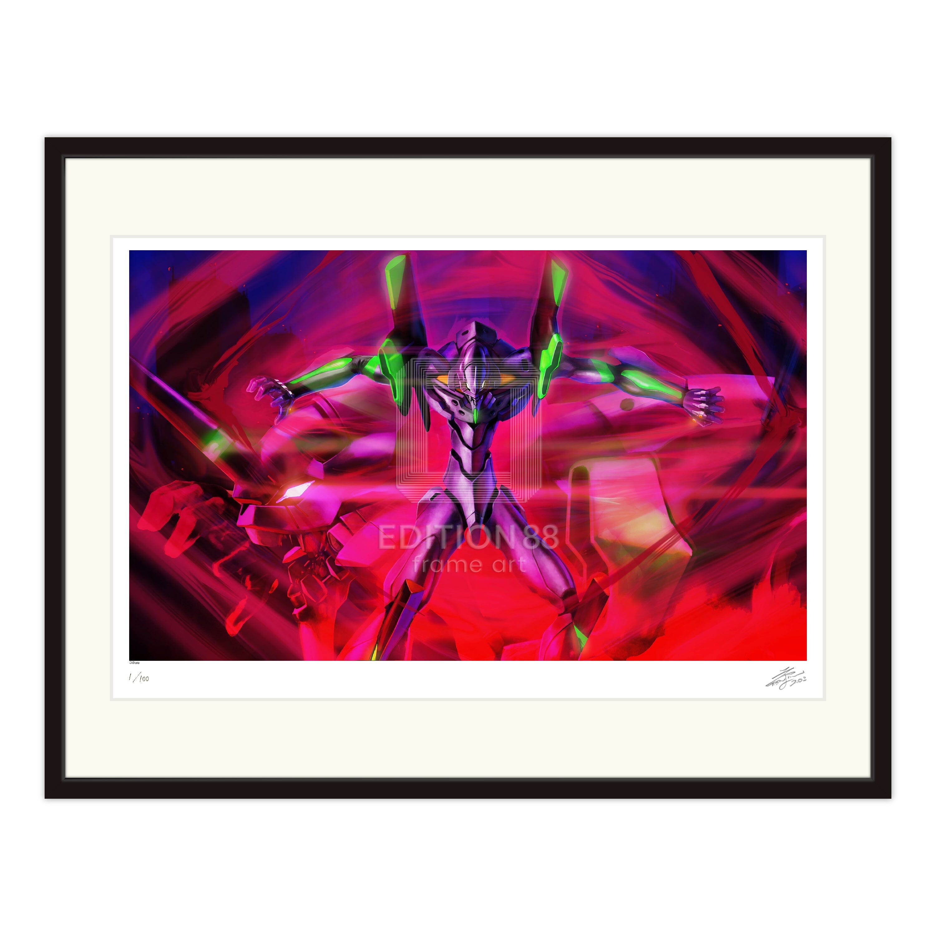 エヴァンゲリオン 88グラフ2/天神英貴(直筆サイン入り/限定100枚) 88グラフ Edition88