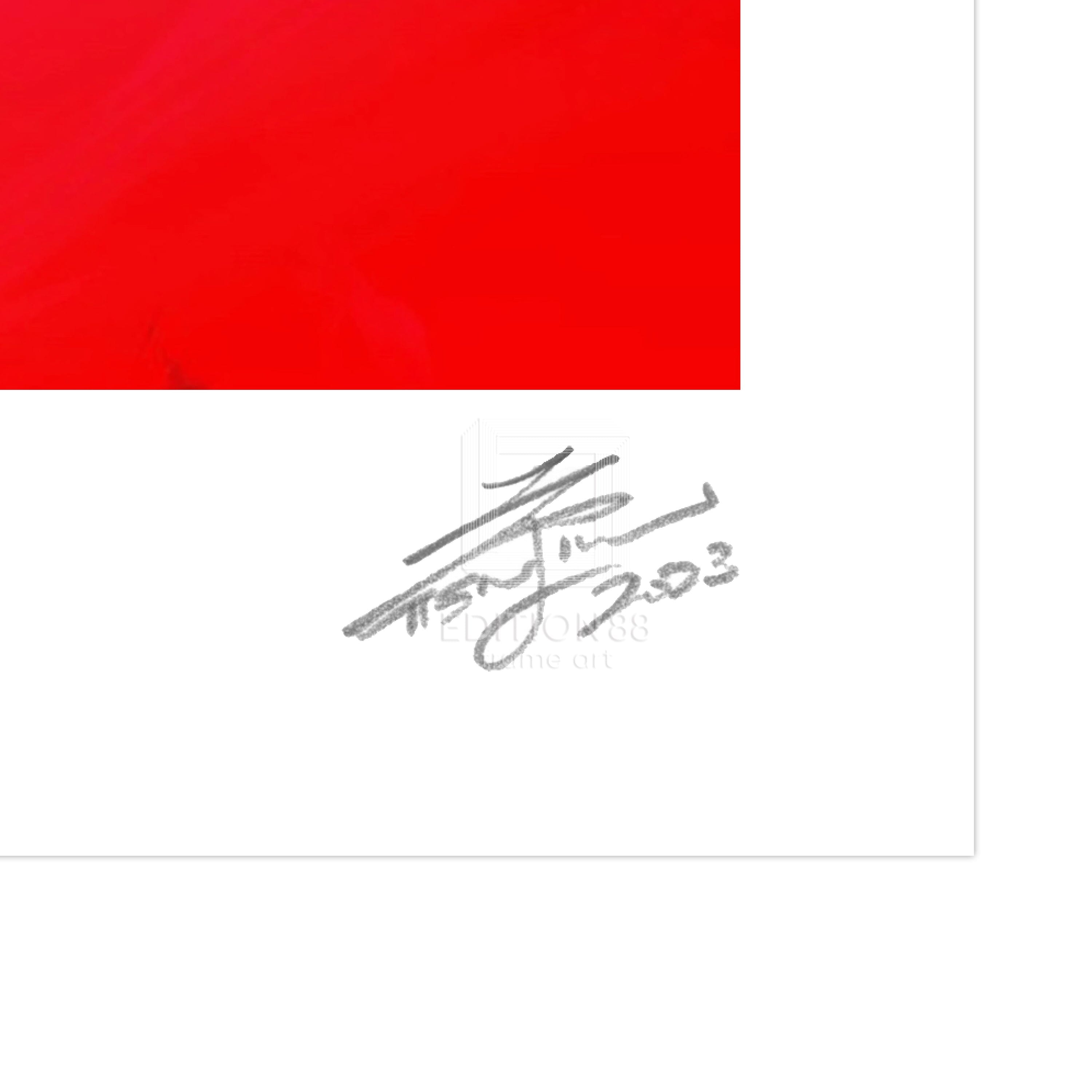 エヴァンゲリオン 88グラフ2/天神英貴(直筆サイン入り/限定100枚) 88グラフ Edition88