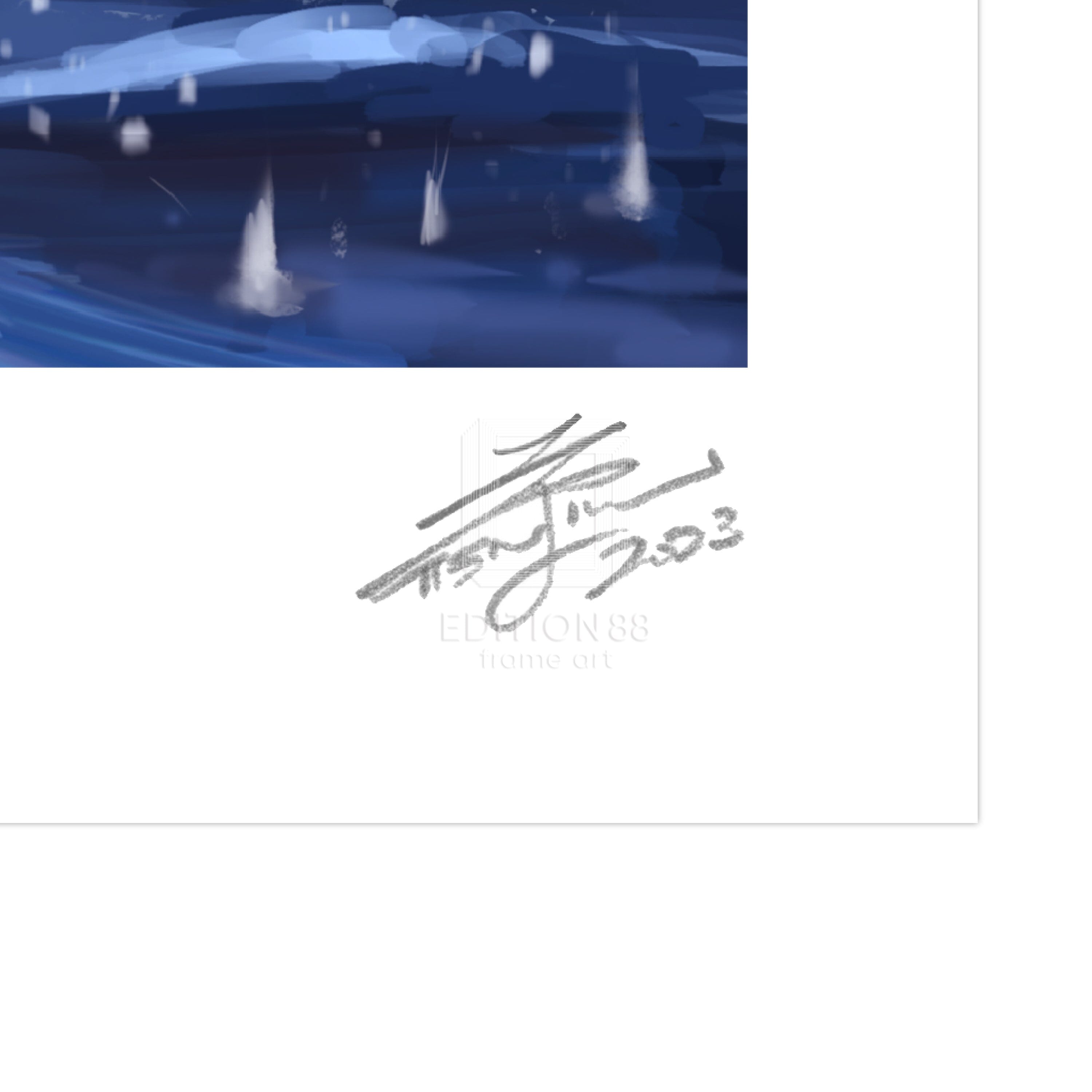 エヴァンゲリオン 88グラフ3/天神英(直筆サイン入り/限定100枚) 88グラフ Edition88