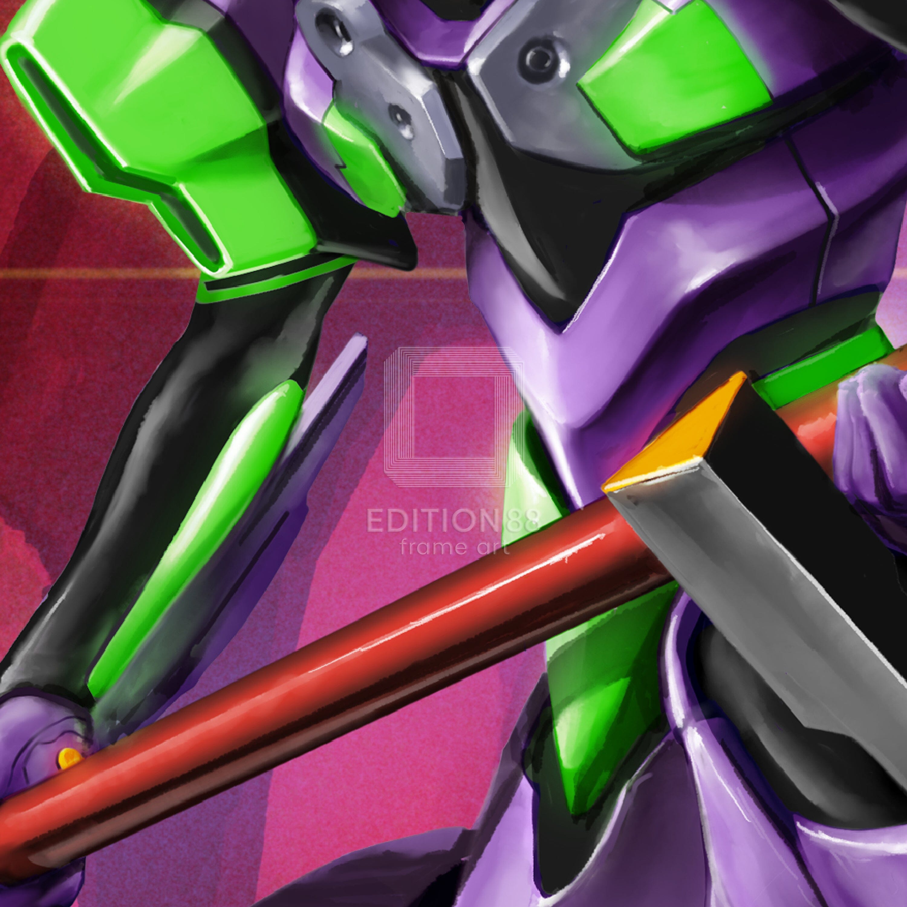 エヴァンゲリオン 88グラフ5/天神英貴(直筆サイン入り/限定100枚) 88グラフ Edition88