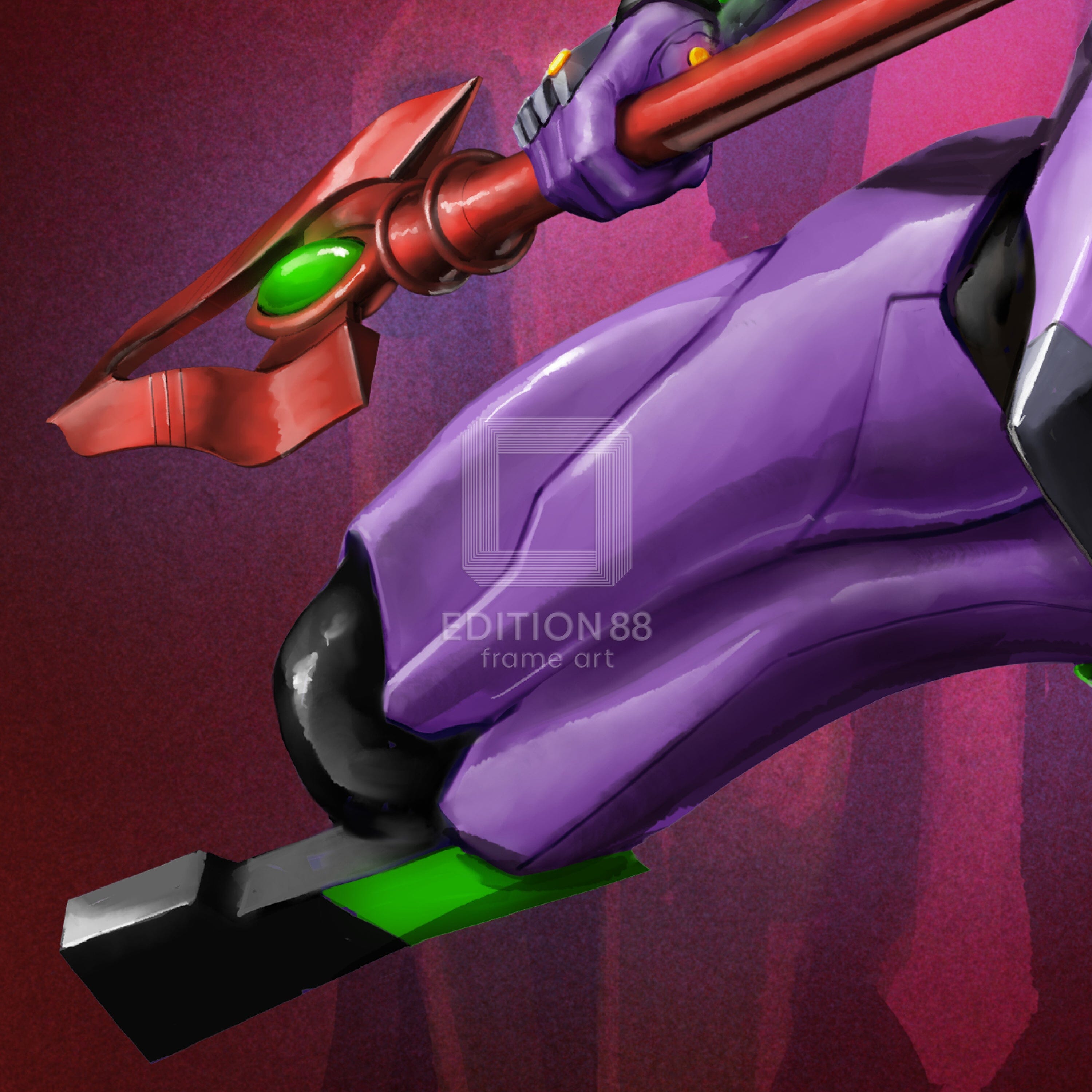 エヴァンゲリオン 88グラフ5/天神英貴(直筆サイン入り/限定100枚) 88グラフ Edition88