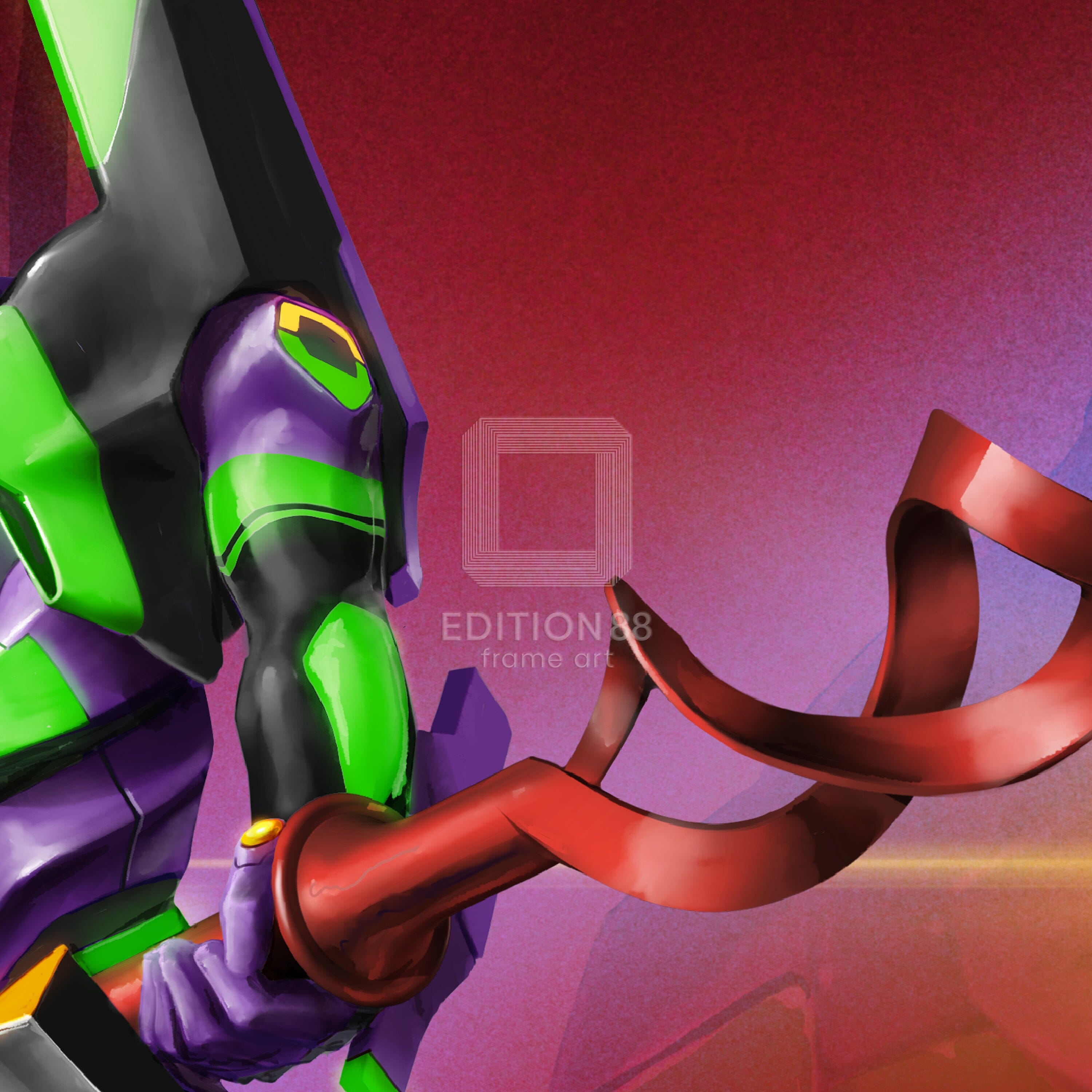 エヴァンゲリオン 88グラフ5/天神英貴(直筆サイン入り/限定100枚) 88グラフ Edition88