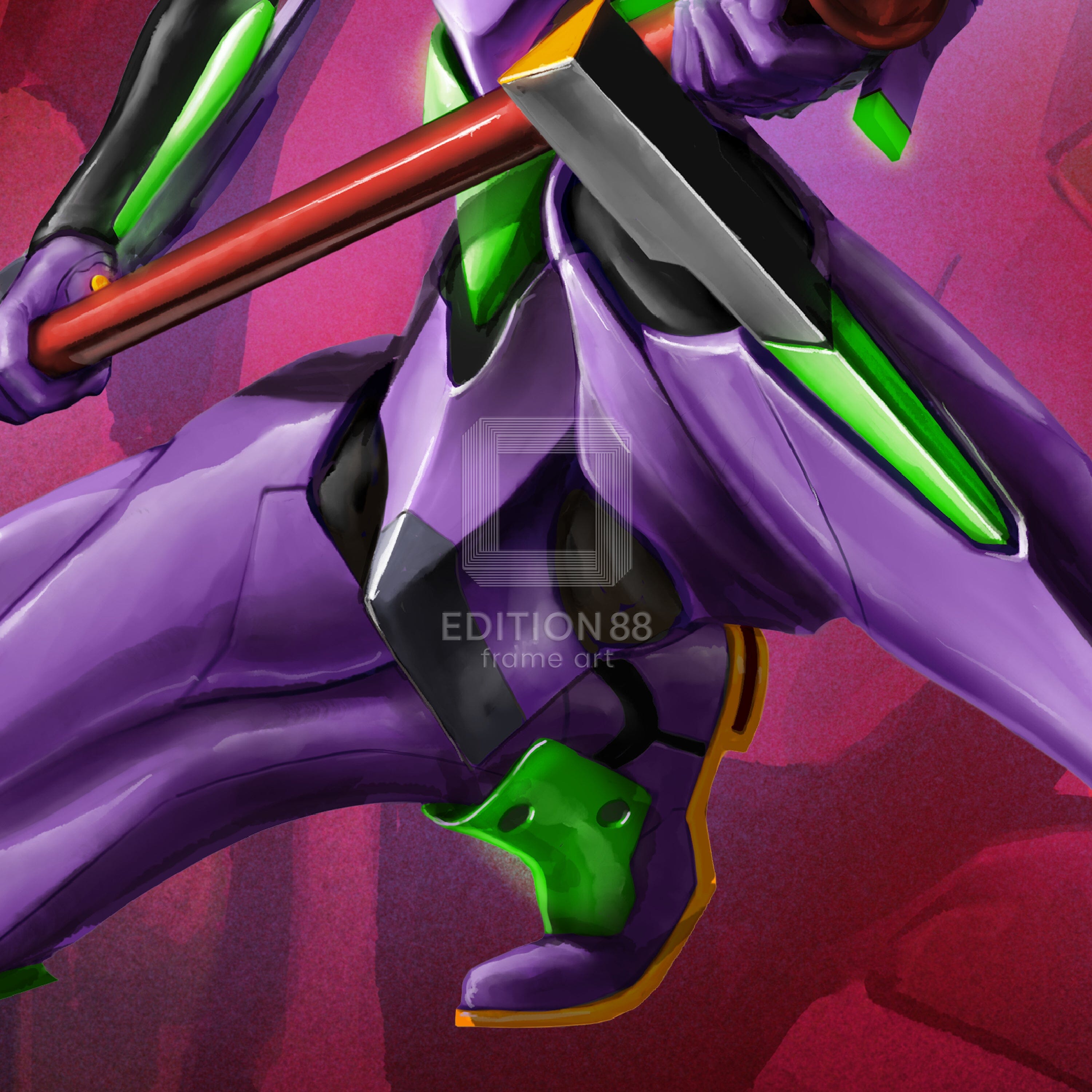 エヴァンゲリオン 88グラフ5/天神英貴(直筆サイン入り/限定100枚) 88グラフ Edition88