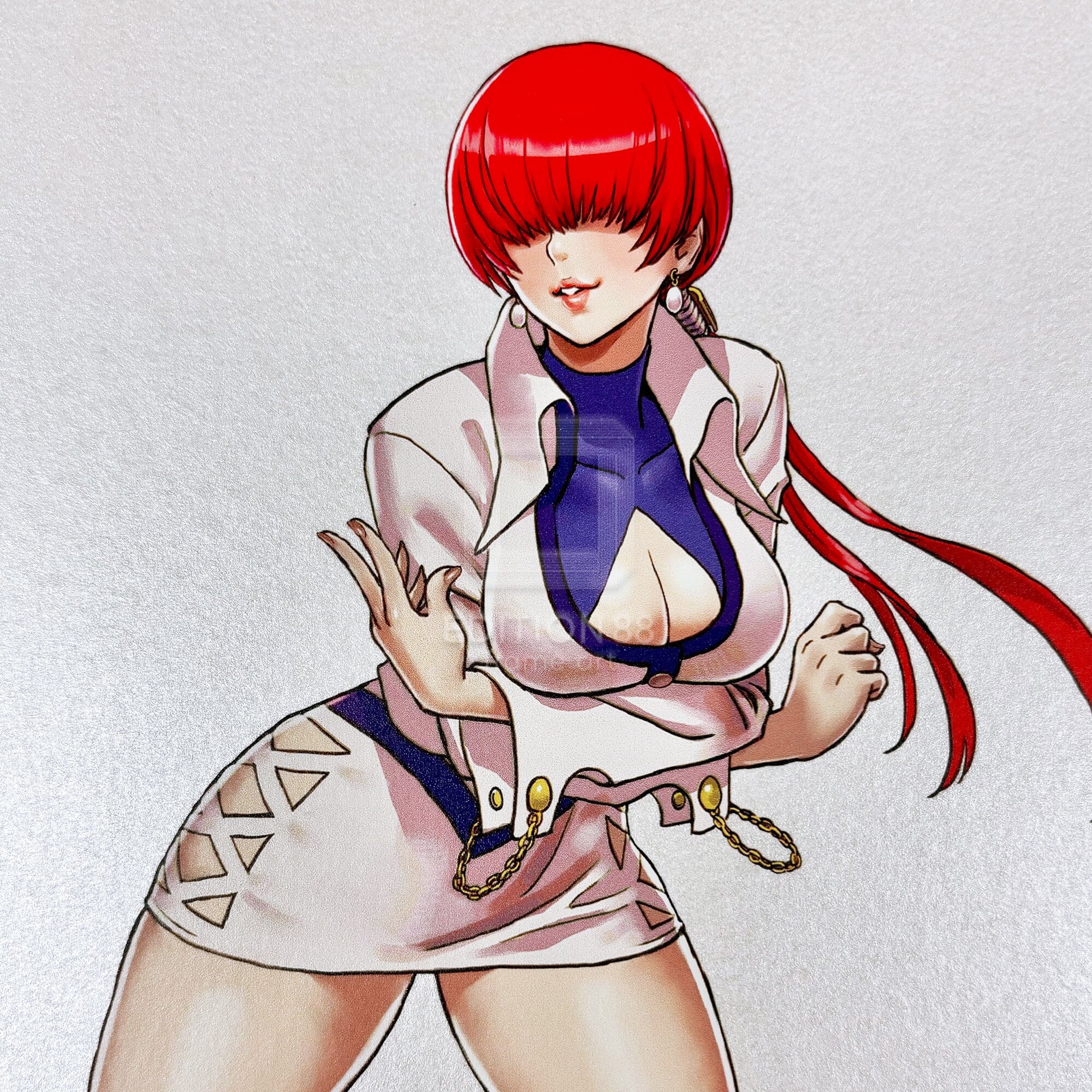 「SNK 美少女 」88グラフ シェルミー&レオナ・ハイデルン / 山下しゅんや(直筆サイン入り/限定100枚) 88グラフ Edition88