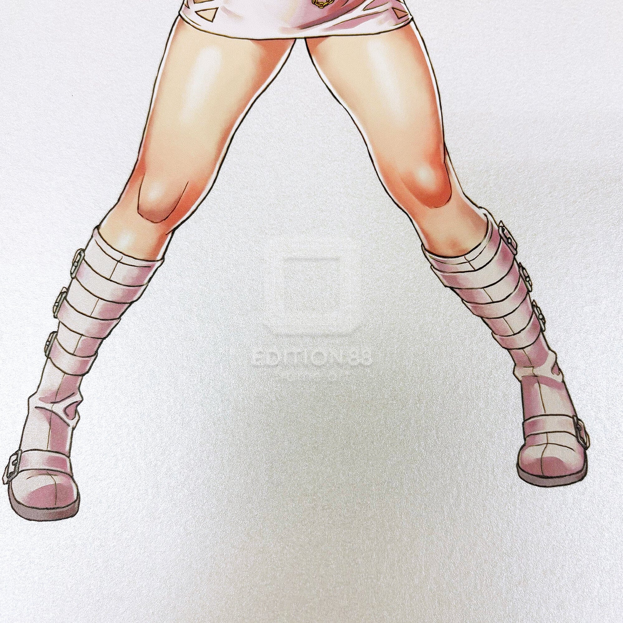 「SNK 美少女 」88グラフ シェルミー&レオナ・ハイデルン / 山下しゅんや(直筆サイン入り/限定100枚) 88グラフ Edition88