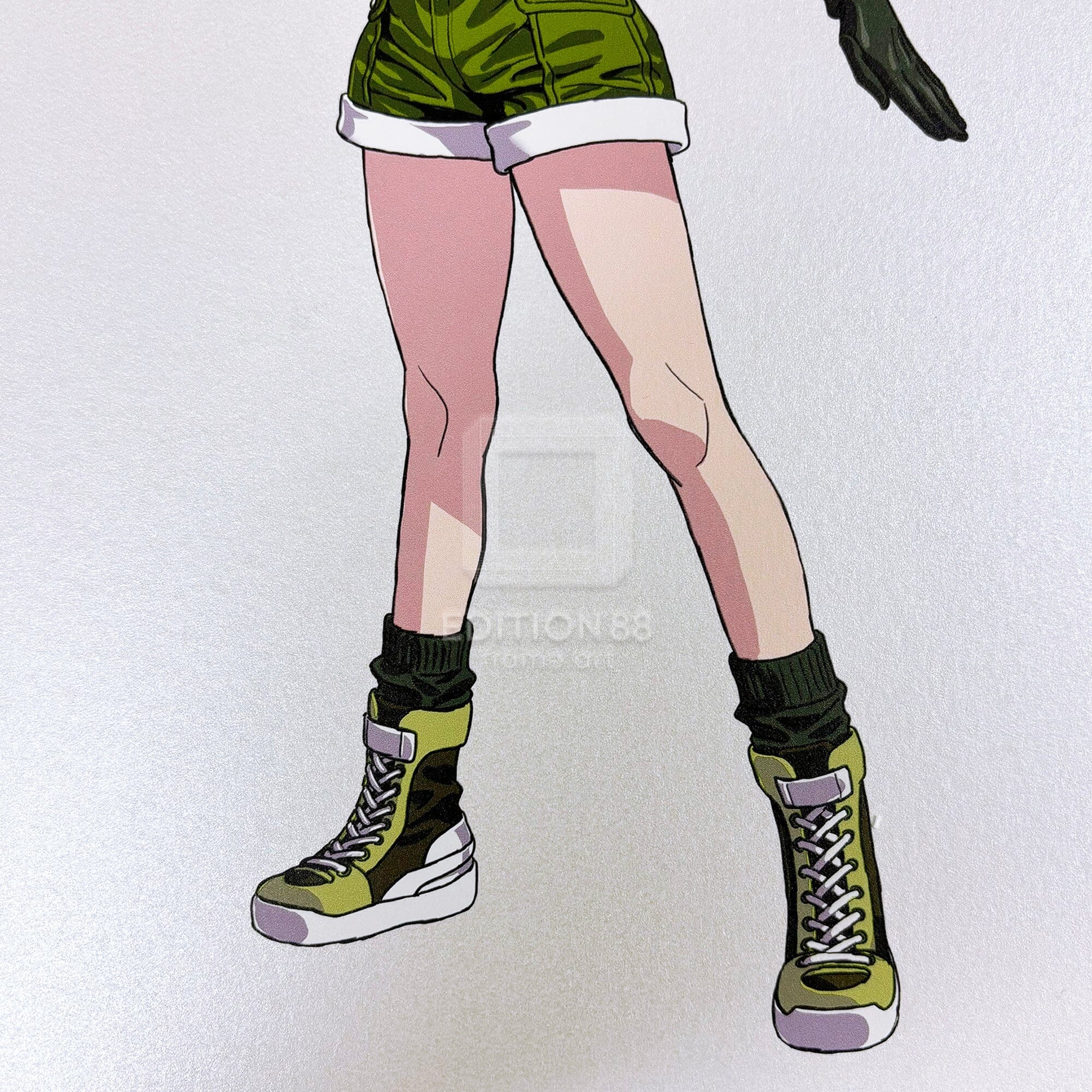 「SNK 美少女 」88グラフ シェルミー&レオナ・ハイデルン / 山下しゅんや(直筆サイン入り/限定100枚) 88グラフ Edition88