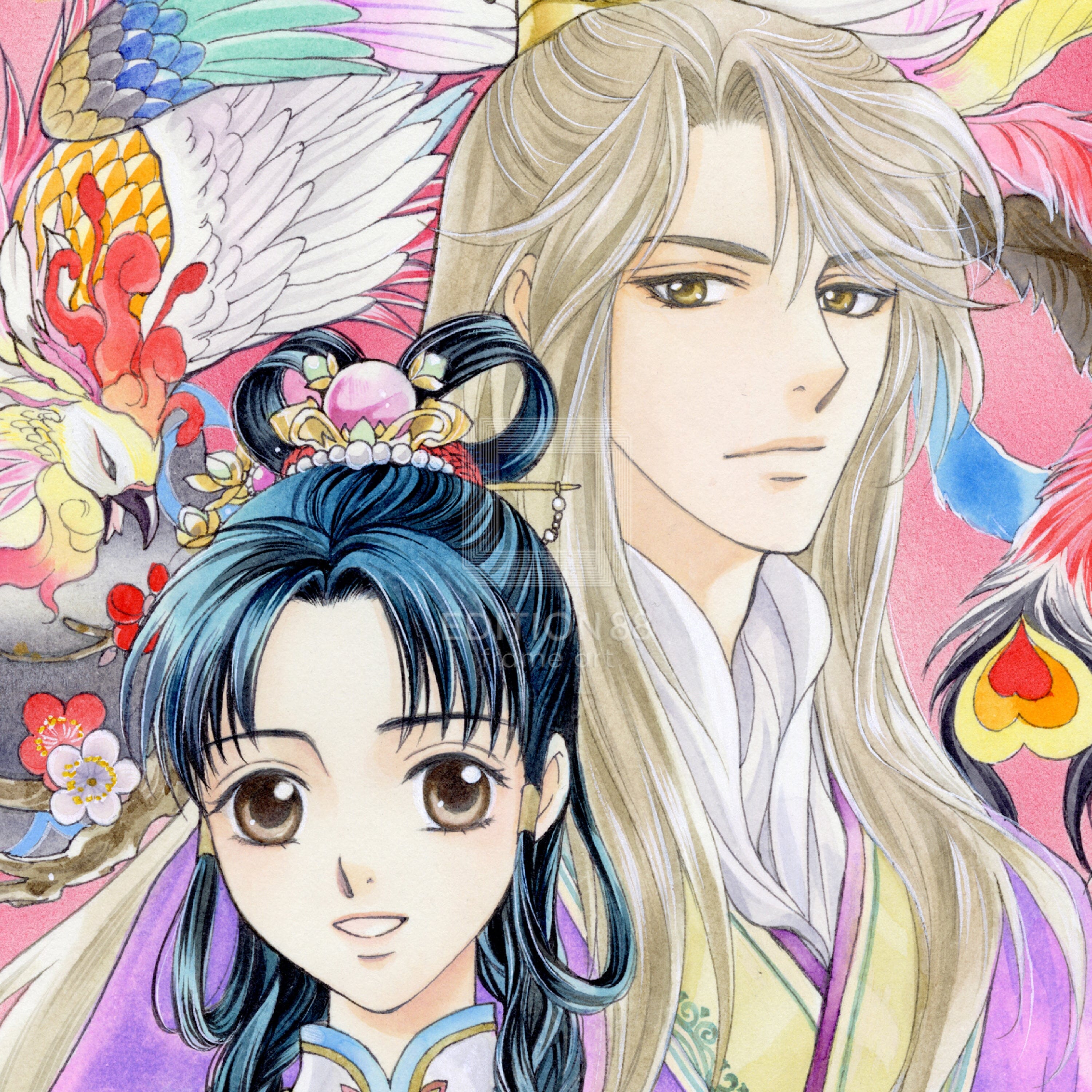 「彩雲国物語」88グラフ4/由羅カイリ(直筆サイン入り/限定20枚) 88グラフ Edition88