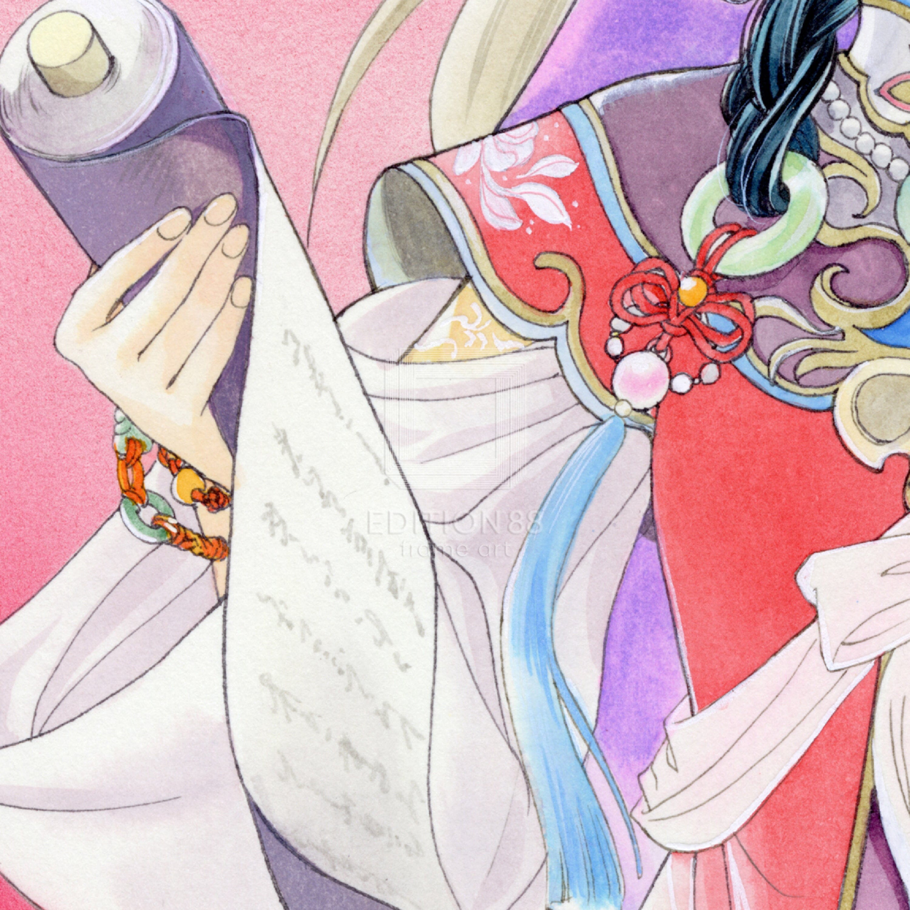 「彩雲国物語」88グラフ4/由羅カイリ(直筆サイン入り/限定20枚) 88グラフ Edition88