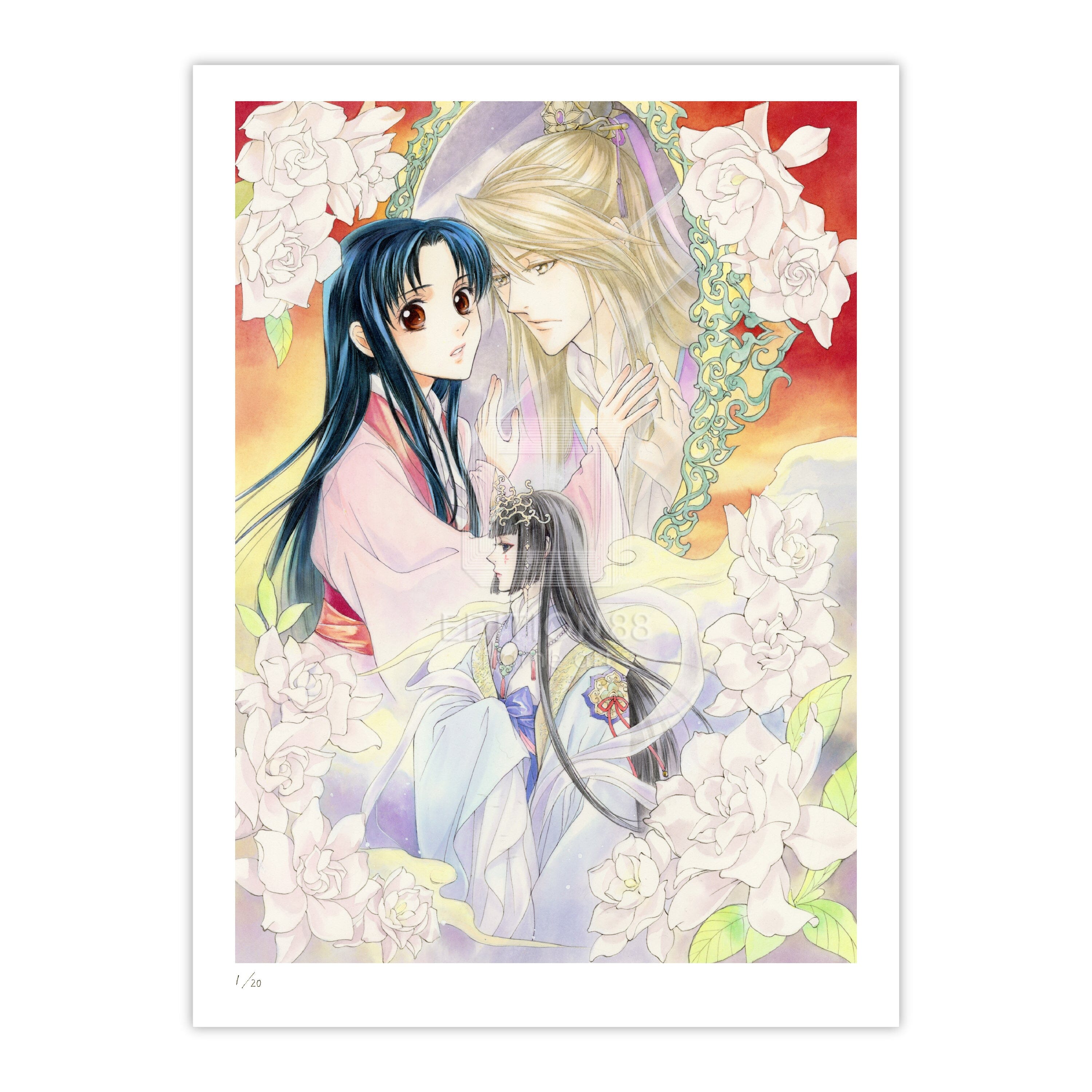 「彩雲国物語」88グラフ5/由羅カイリ(直筆サイン入り/限定20枚) 88グラフ Edition88