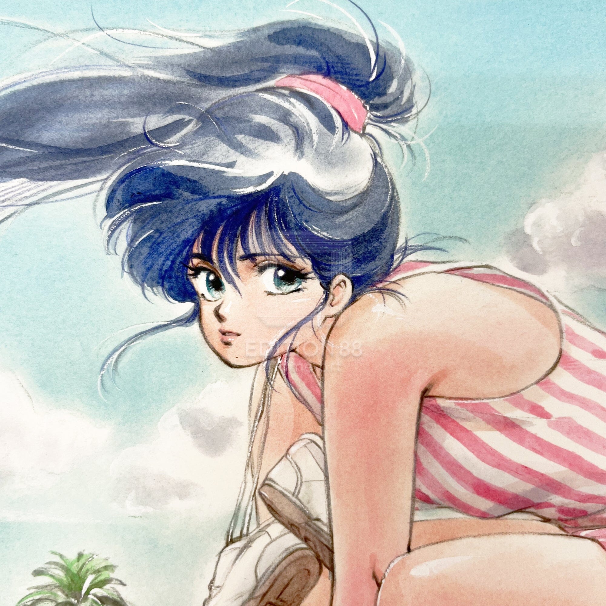 「きまぐれオレンジ☆ロード」88グラフ 17 / 高田明美(直筆サイン入り / 限定300枚) 88グラフ Edition88