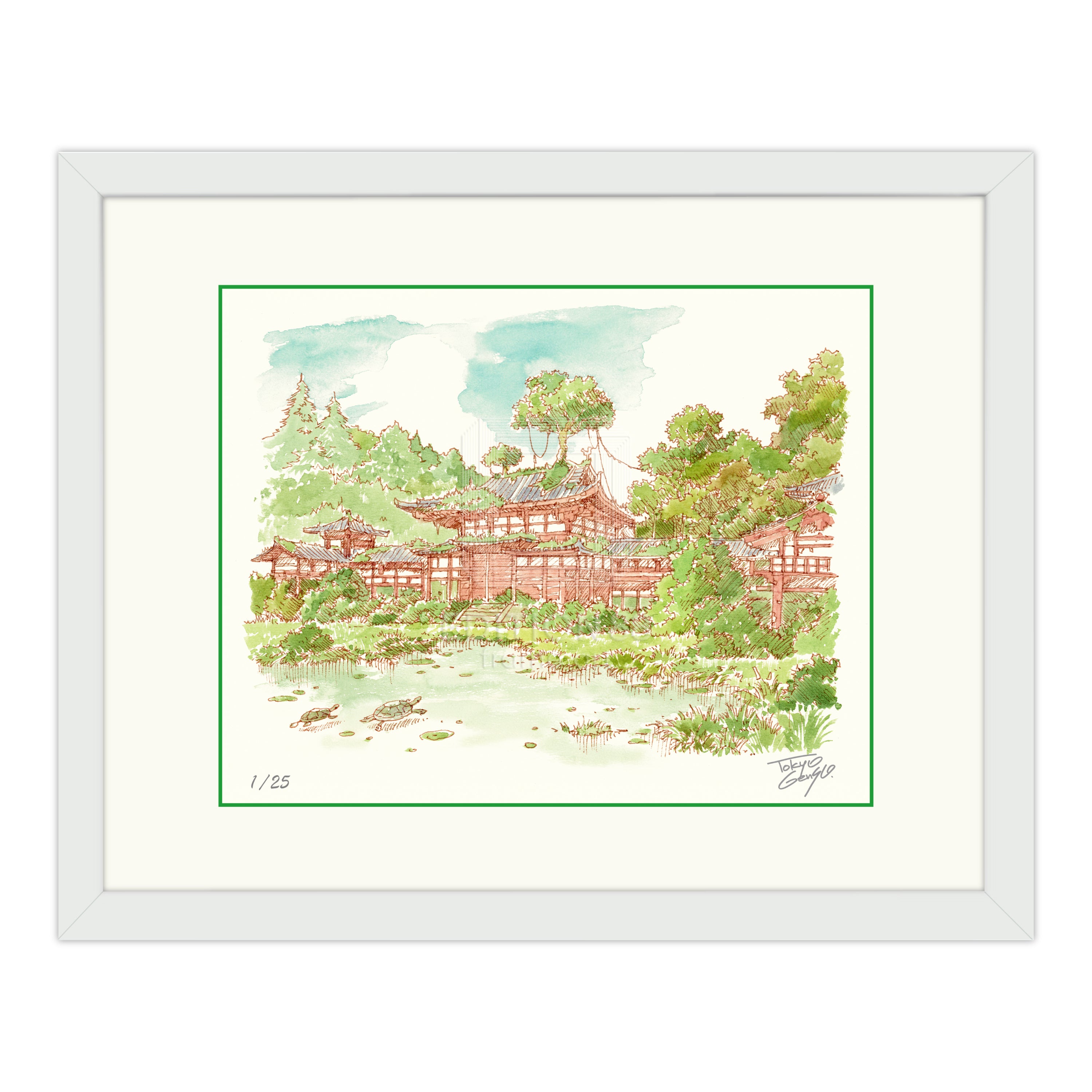 88グラフ ミニ 平等院鳳凰堂幻想 水彩スケッチver/ 東京幻想(直筆サイン入り / 限定25枚)