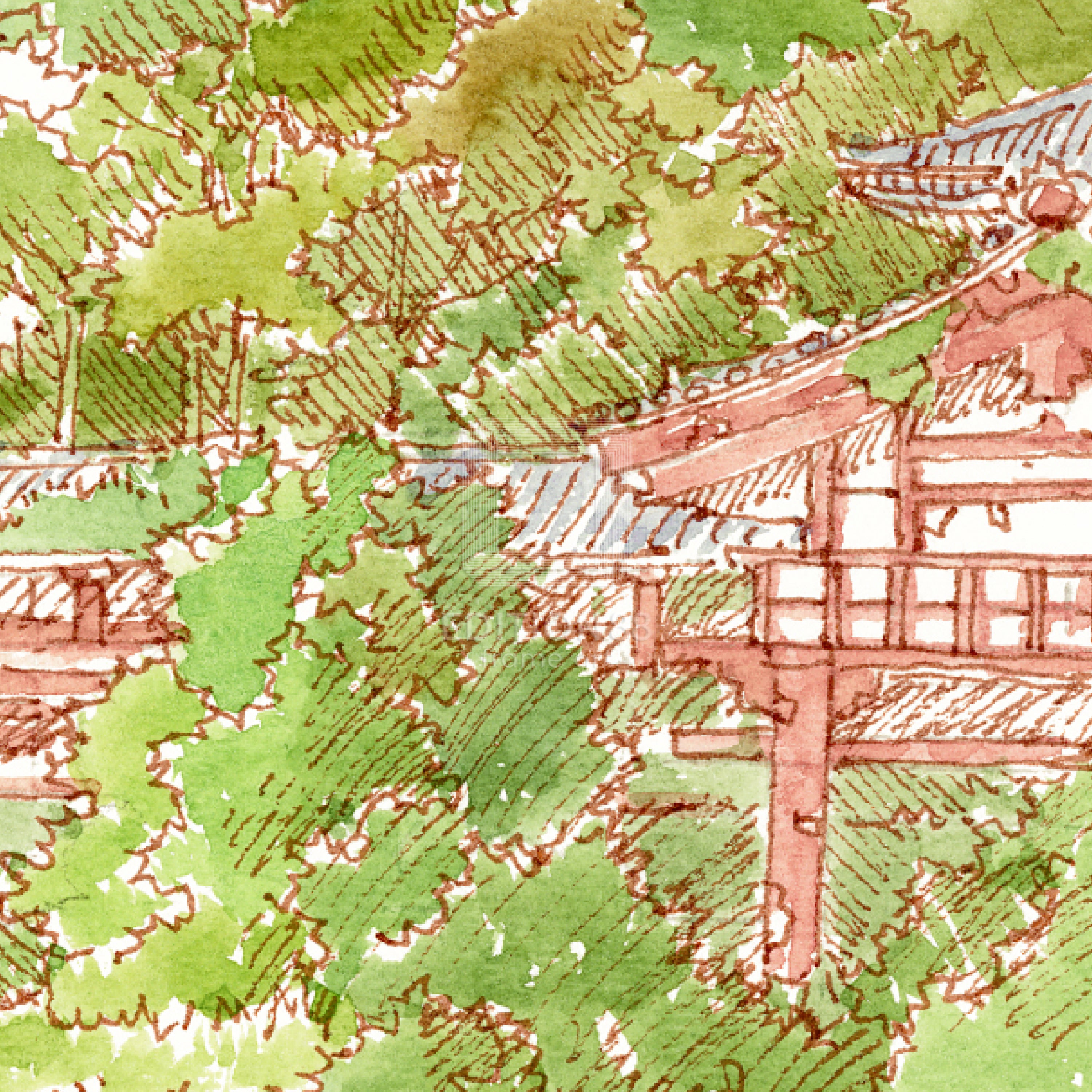 88グラフ ミニ 平等院鳳凰堂幻想 水彩スケッチver/ 東京幻想(直筆サイン入り / 限定25枚)