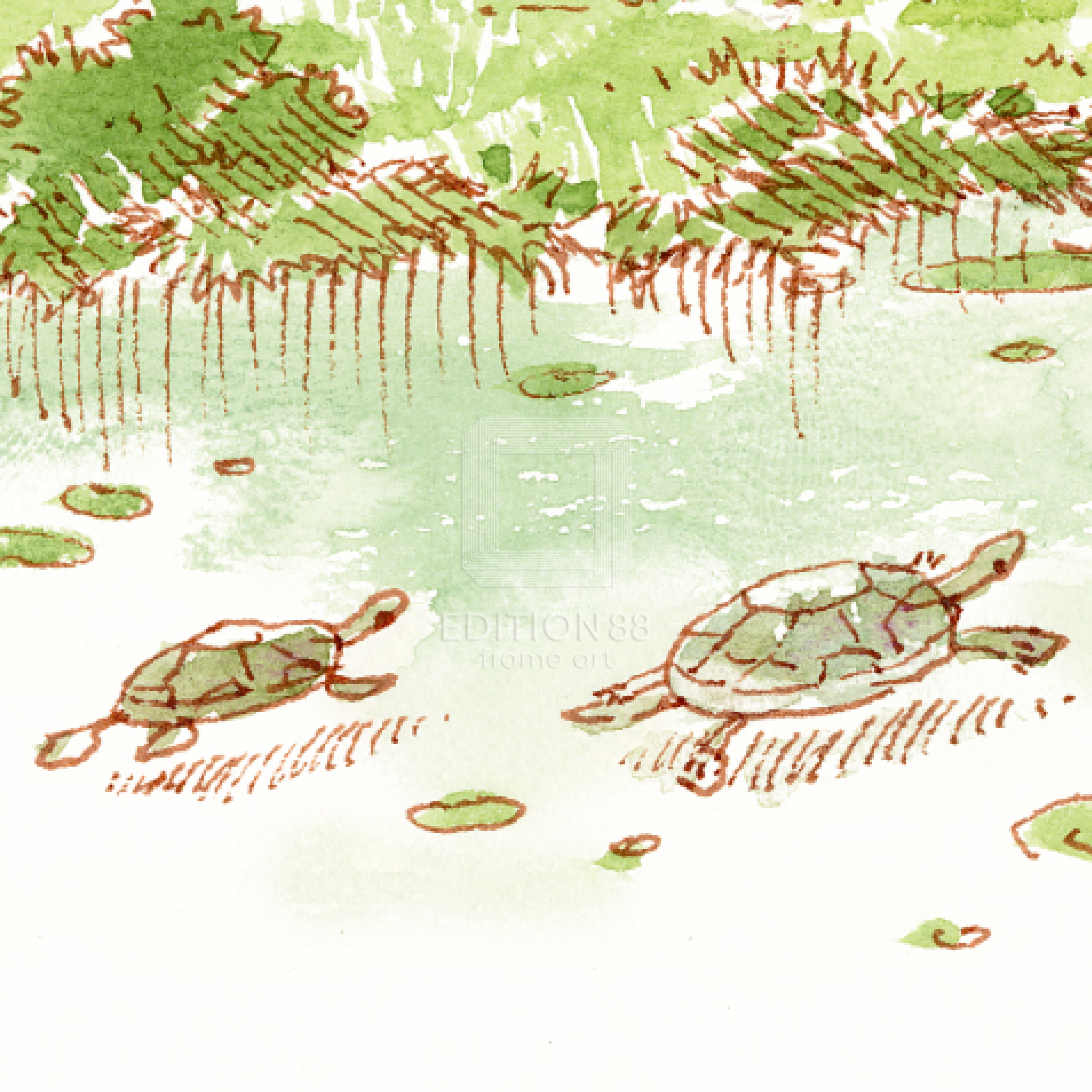 88グラフ ミニ 平等院鳳凰堂幻想 水彩スケッチver/ 東京幻想(直筆サイン入り / 限定25枚)