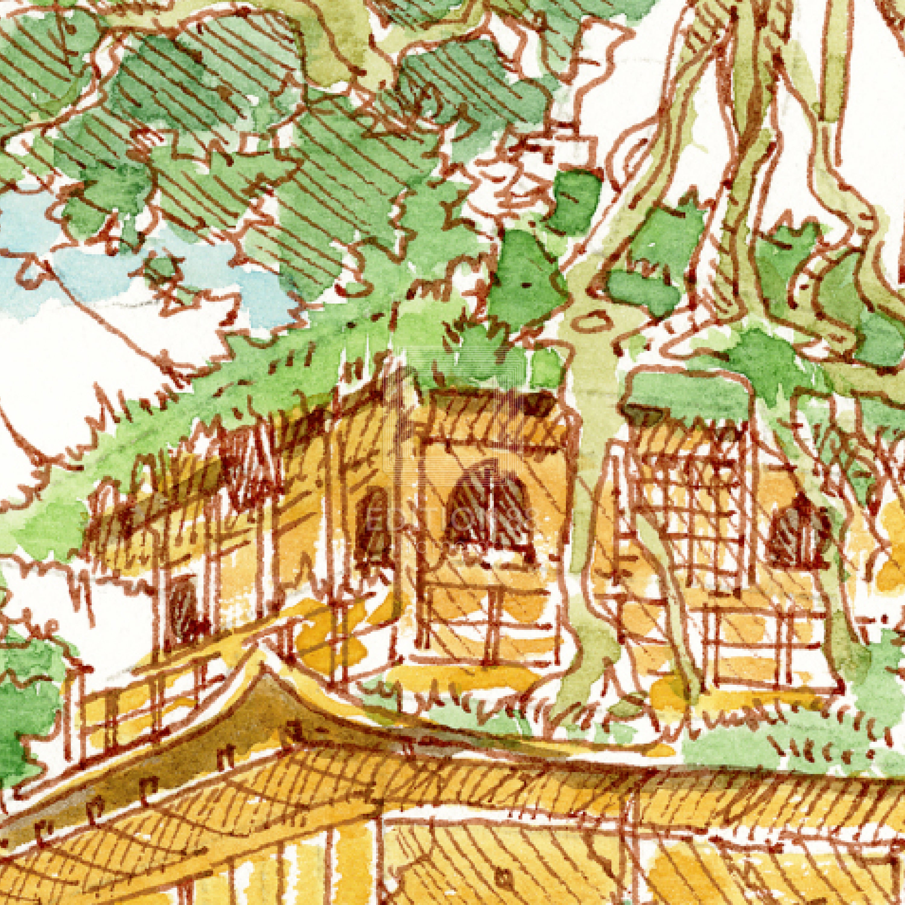 88グラフ ミニ 金閣寺幻想 水彩スケッチver/ 東京幻想(直筆サイン入り / 限定25枚)