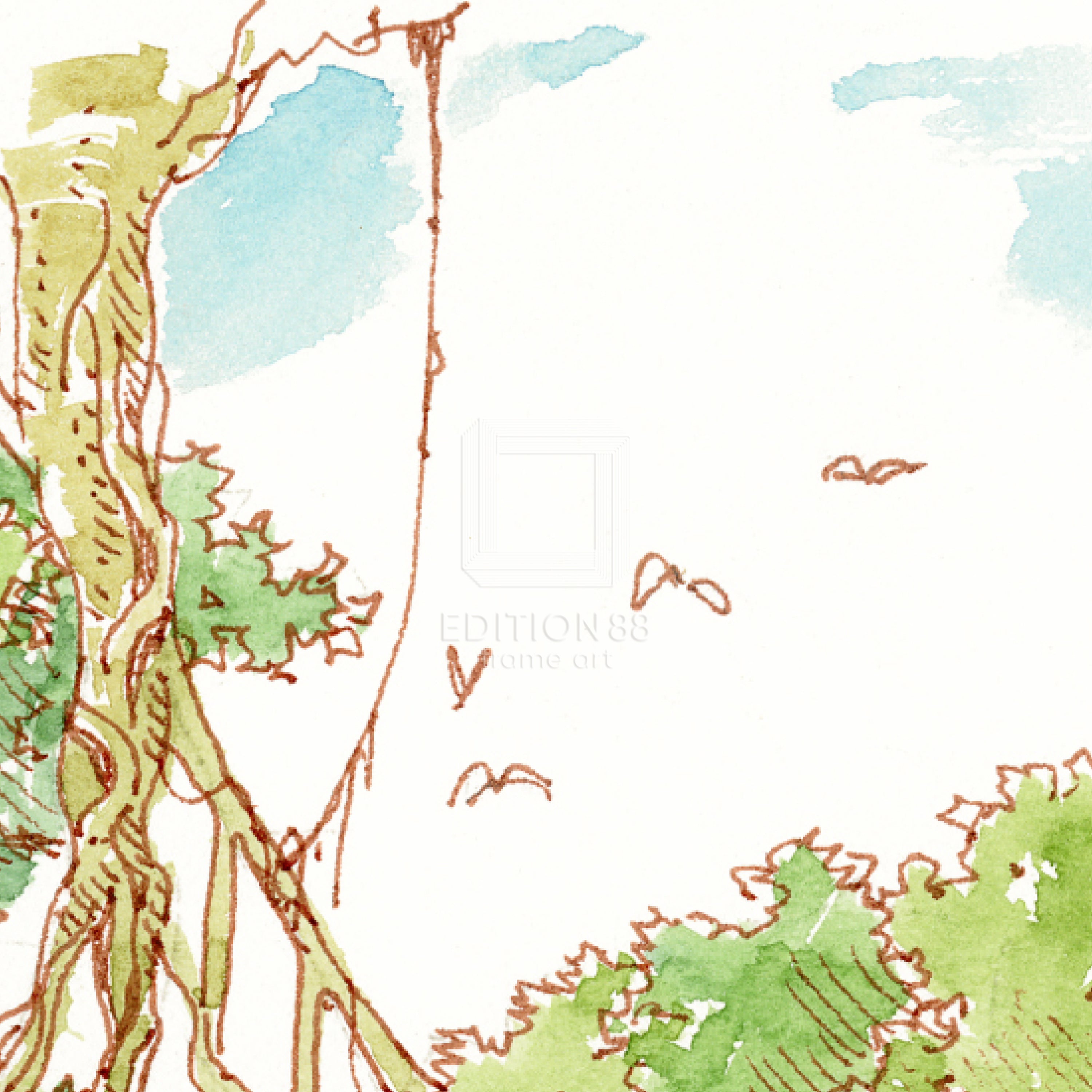 88グラフ ミニ 金閣寺幻想 水彩スケッチver/ 東京幻想(直筆サイン入り / 限定25枚)