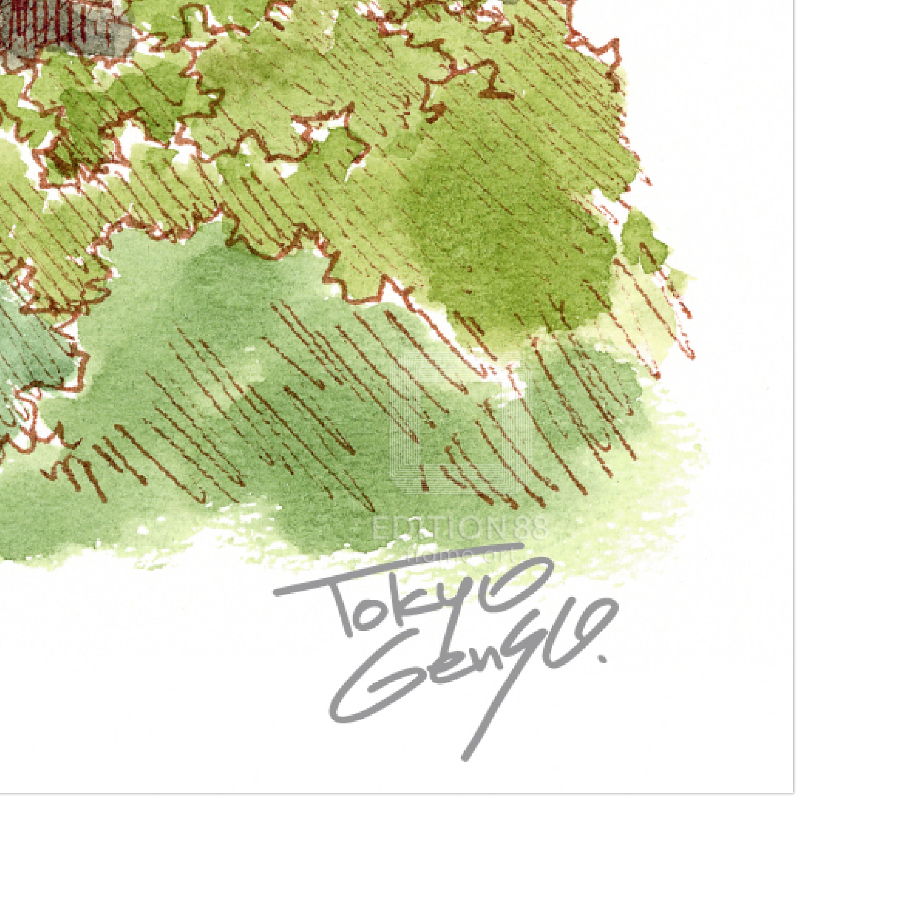 88グラフ ミニ 清水寺幻想 水彩スケッチver/ 東京幻想(直筆サイン入り / 限定25枚)